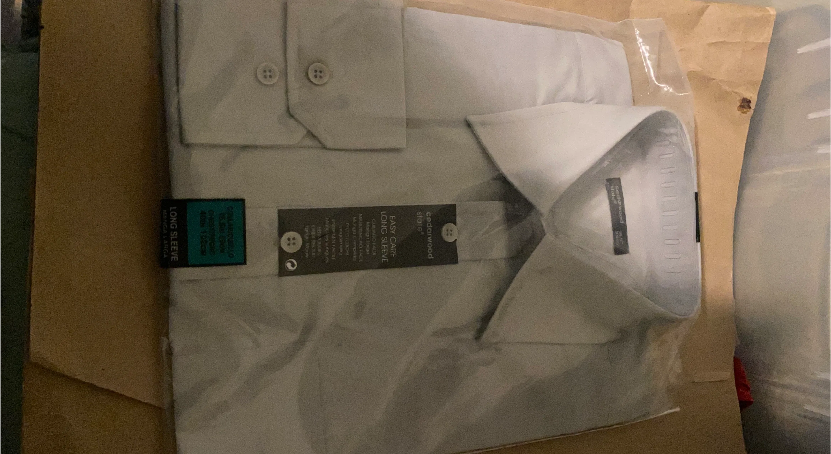 Cedarwood State Easy Care Long Sleeve - 15.5" New