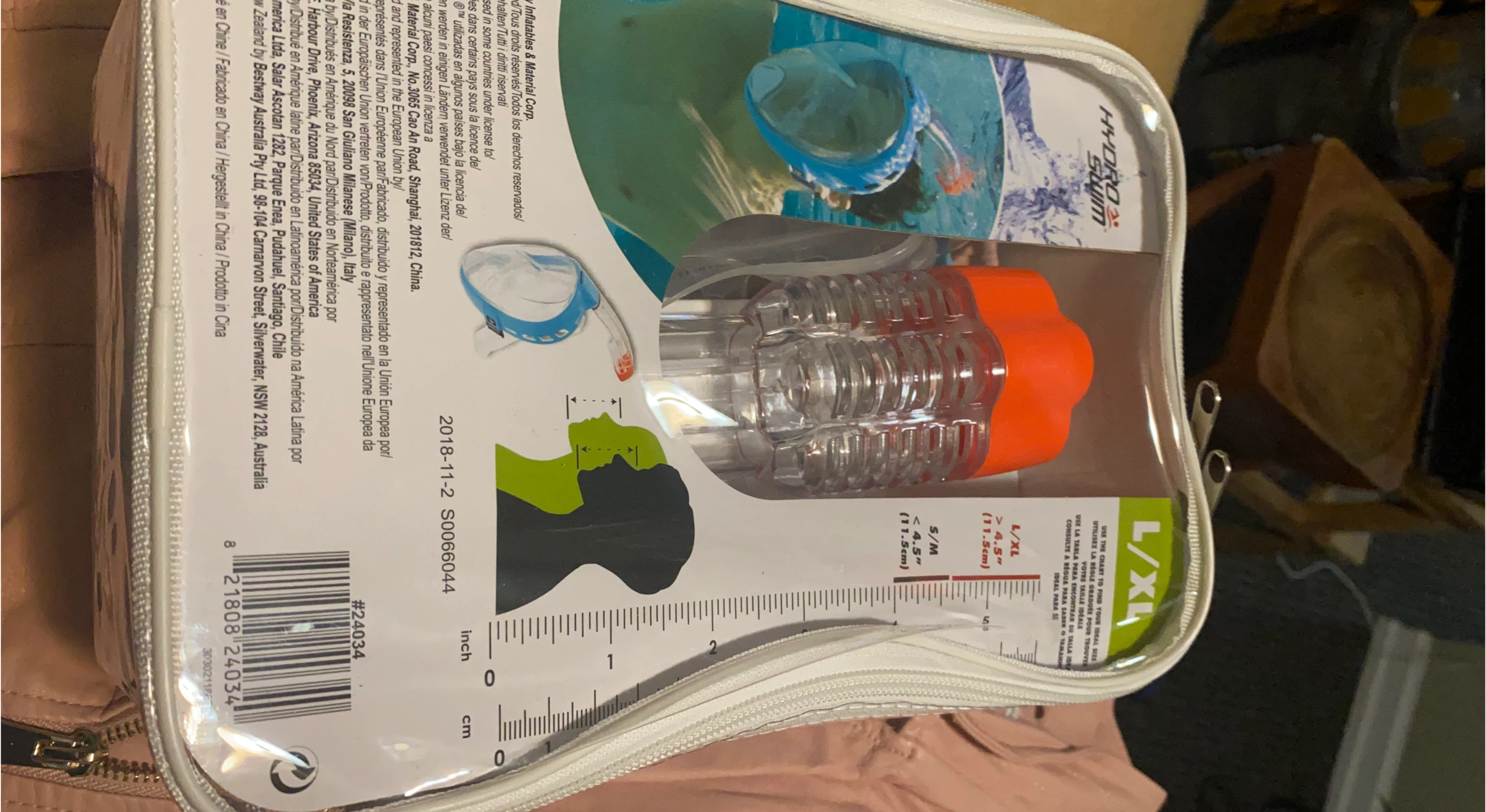 Hydro Swim Snorkel Mask - L/XL