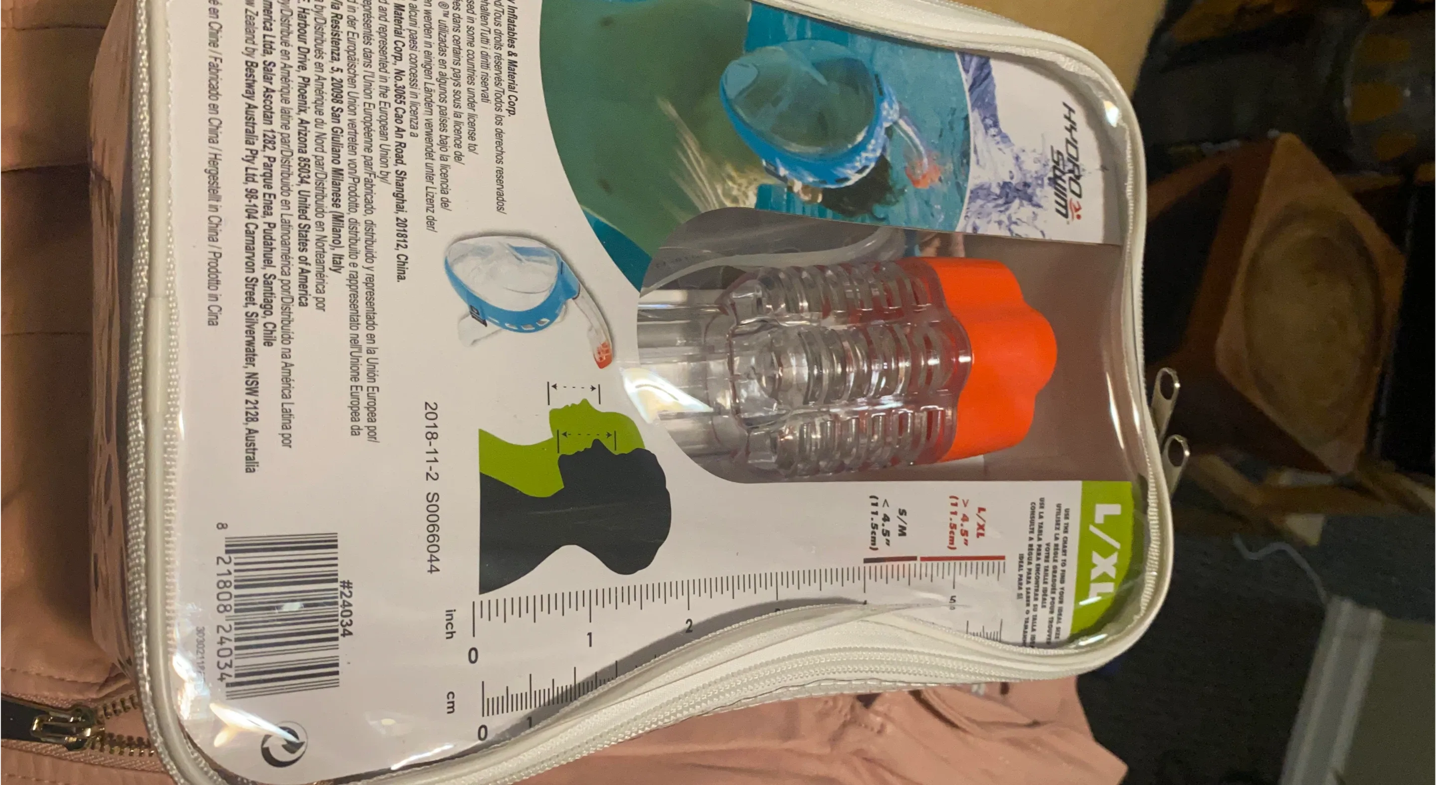 Hydro Swim Snorkel Mask - L/XL