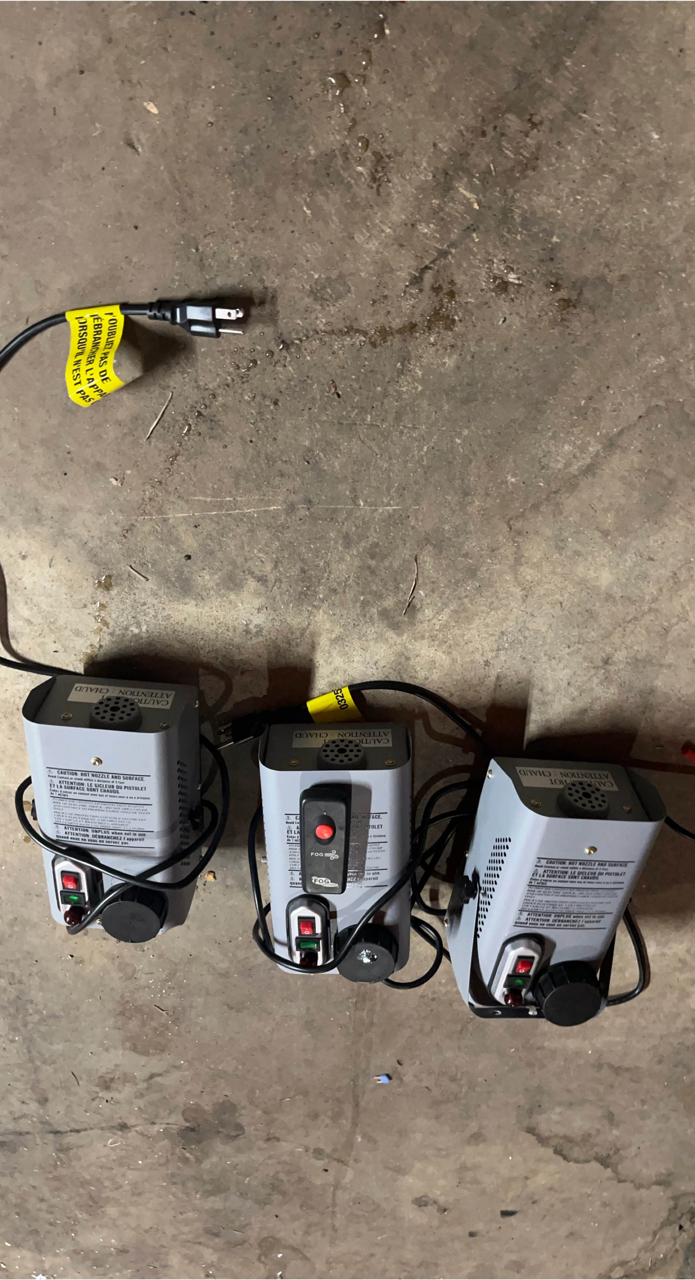 3 Fog Machines - Great for Parties!