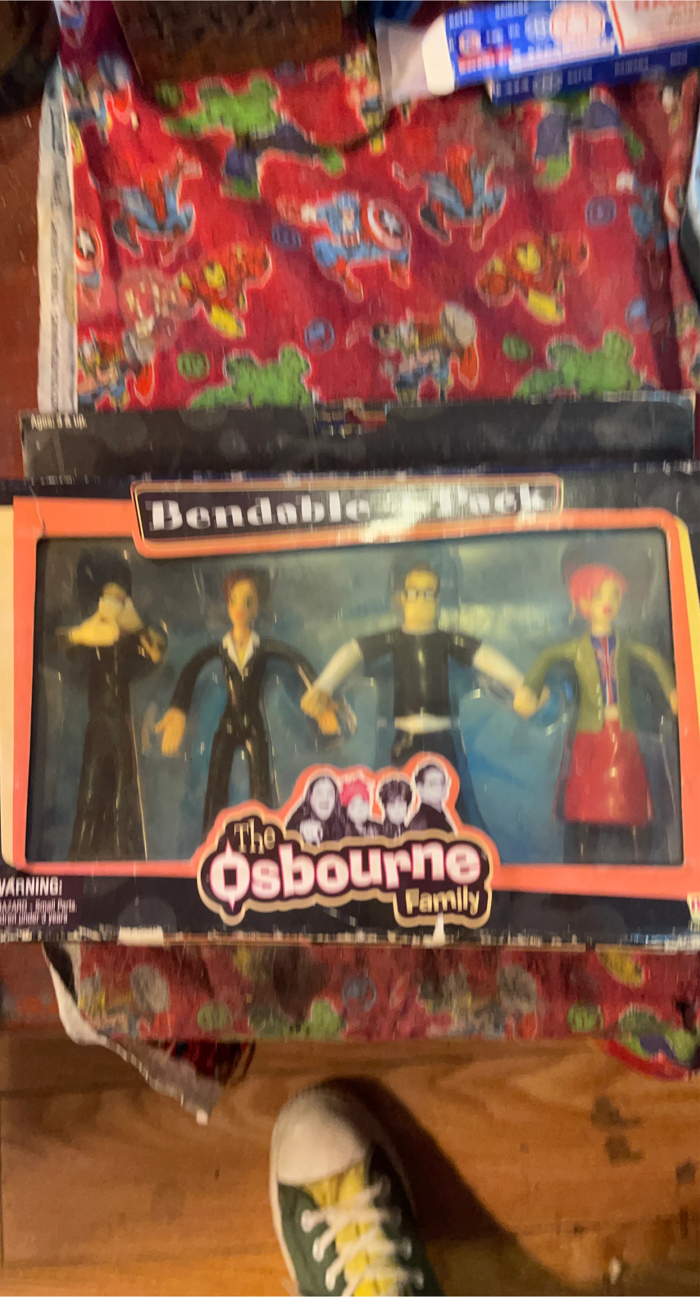 The Osbourne Family Bendable Figure 4-Pack