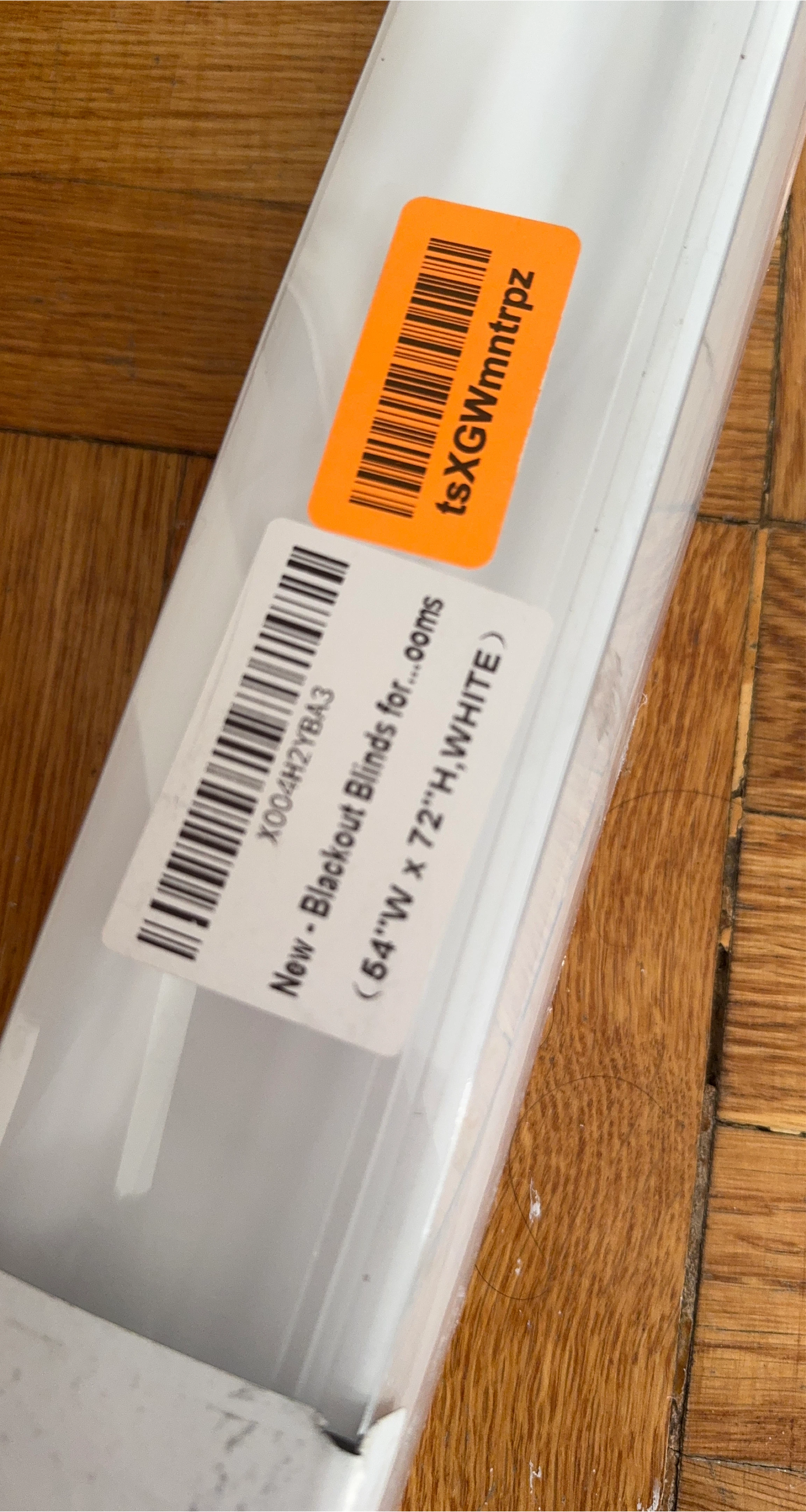 New Blackout Blinds - 64" x 72" White