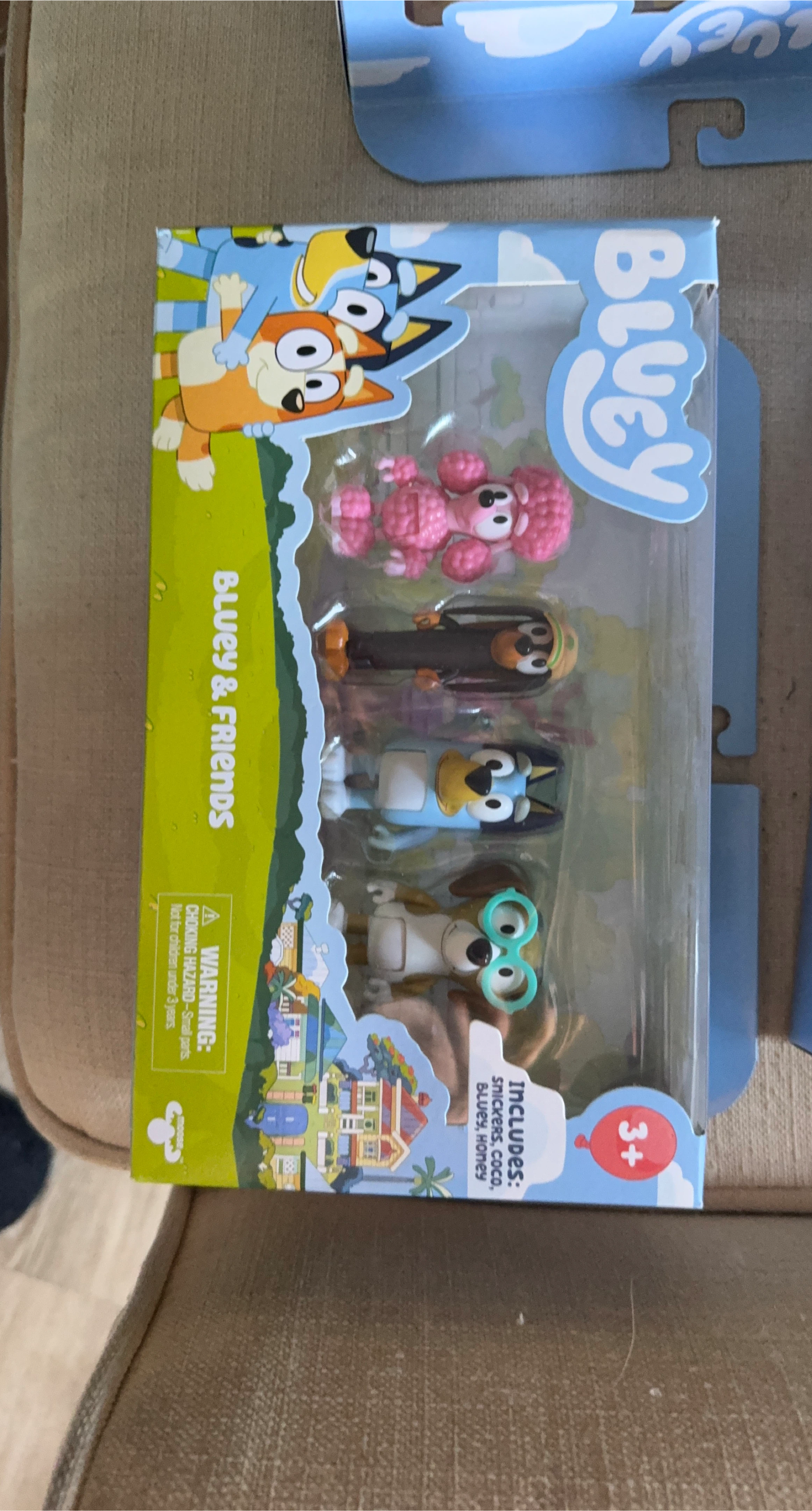 Bluey & Friends Figures - Snickers, Coco, Bluey, Honey