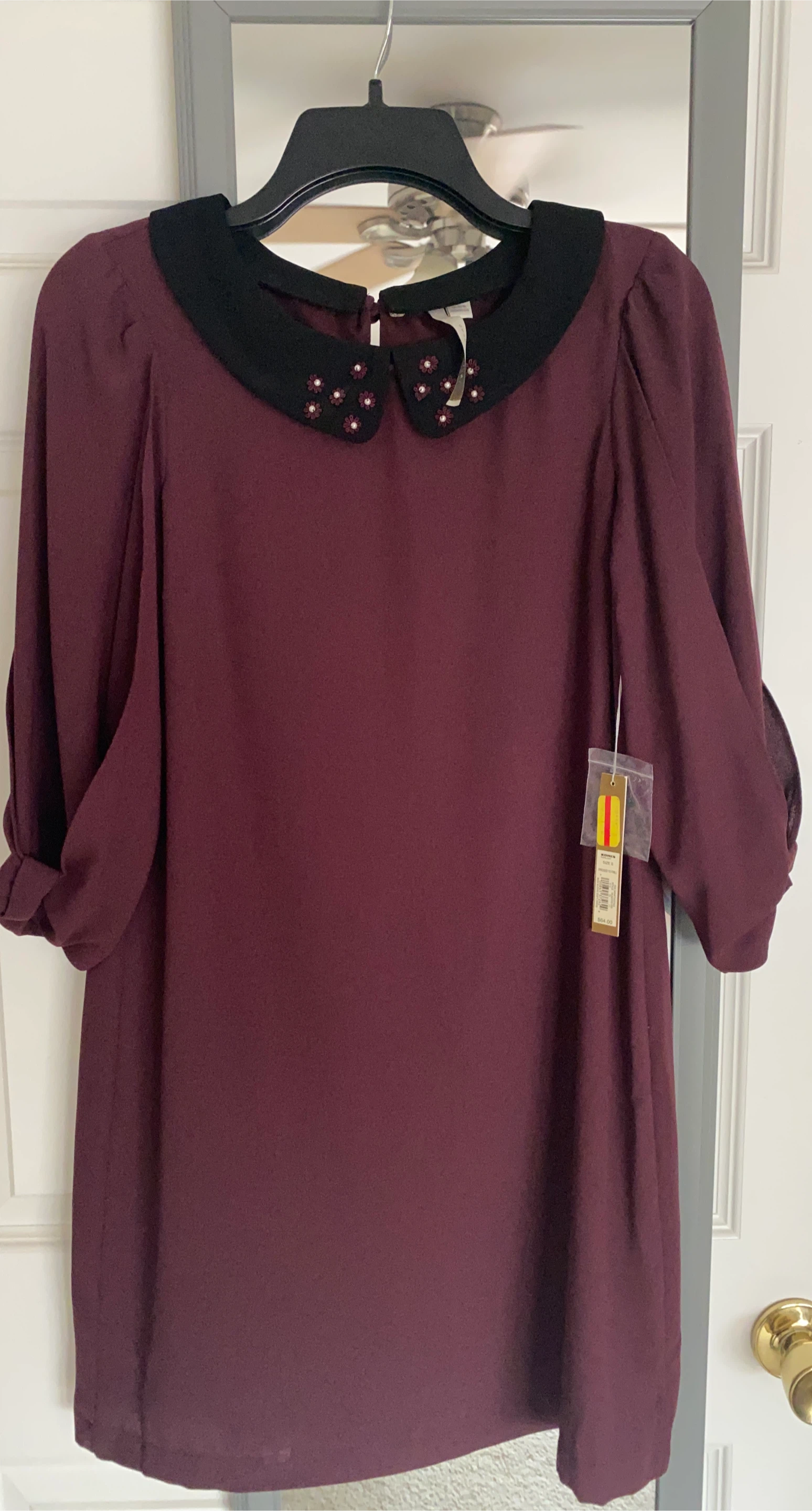 Lauren Conrad Burgundy Dress - Size S