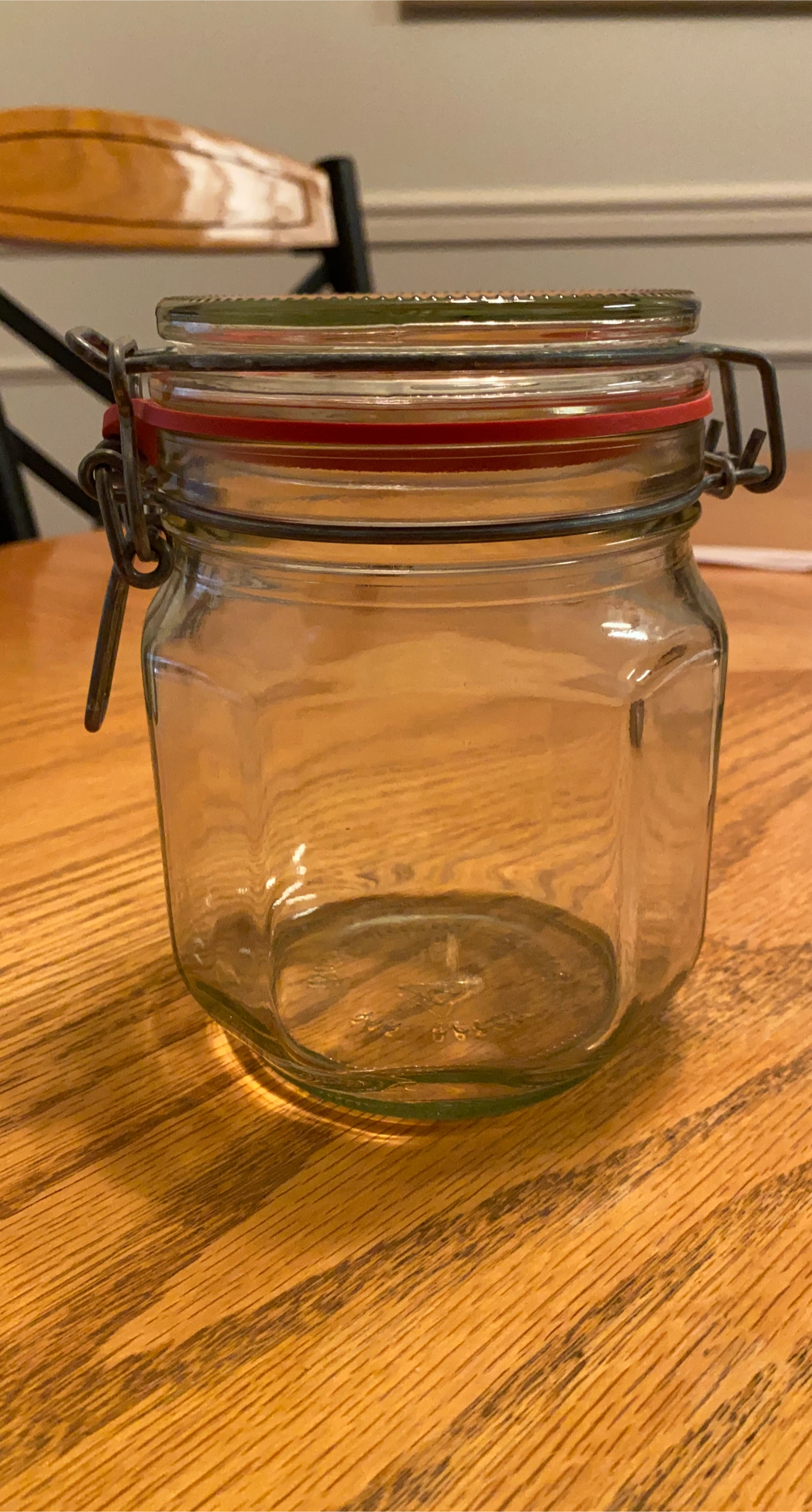 Glass Jar with Wire Bale Closure