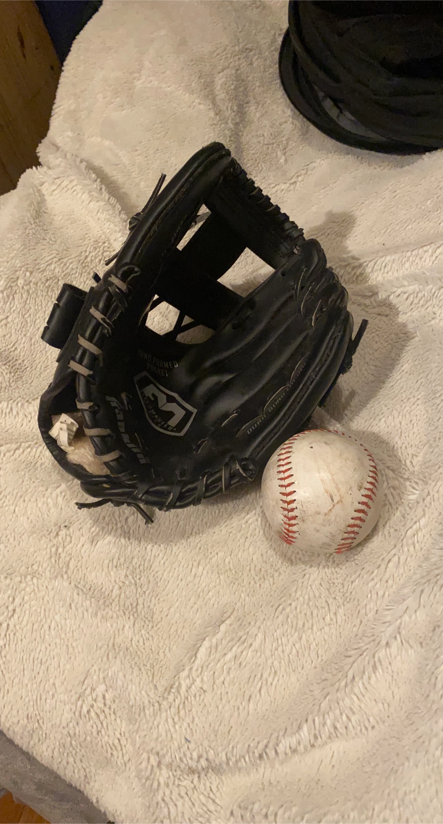 Miken Baseball Glove & Ball
