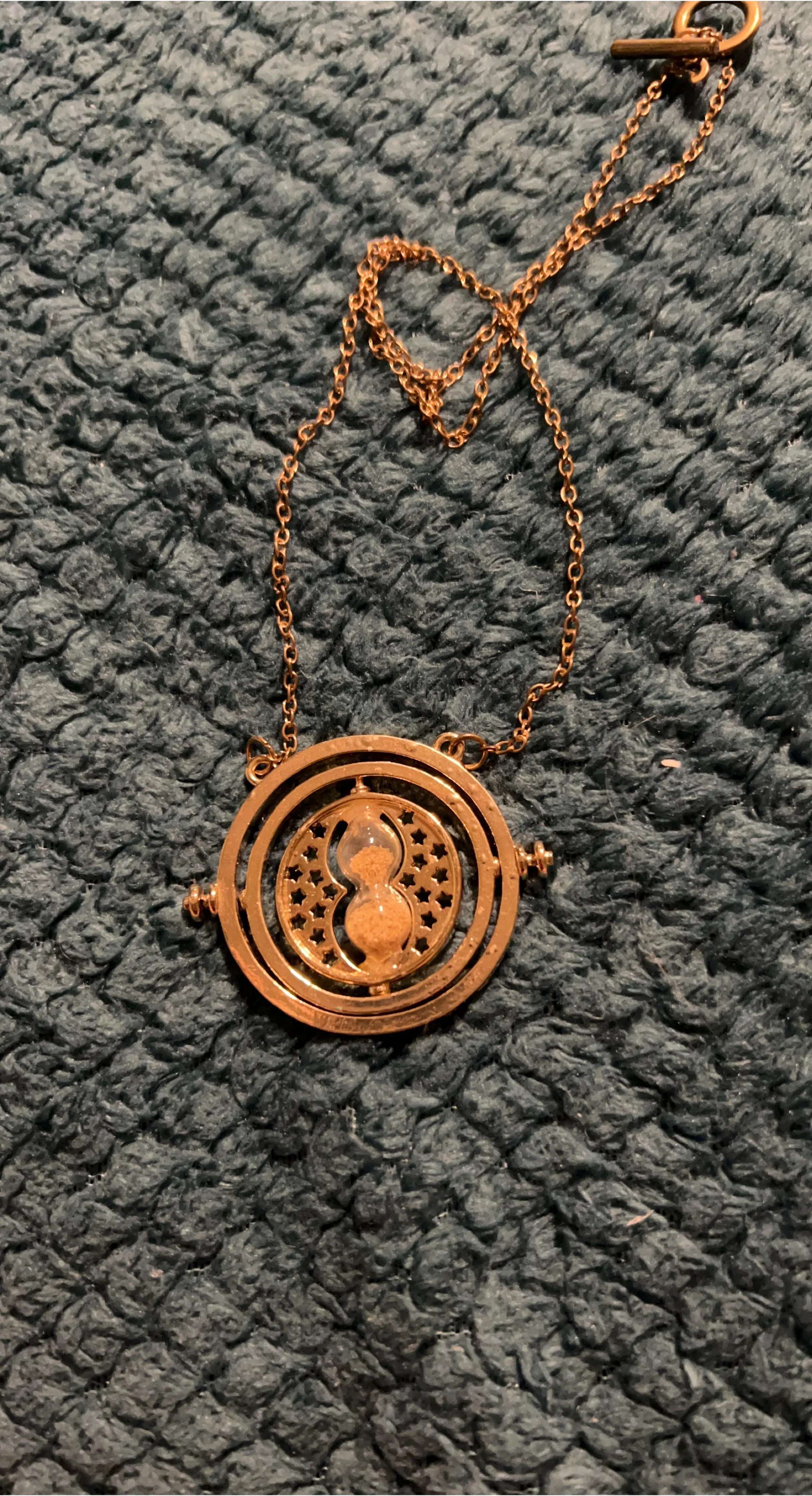 Gold Time Turner Necklace