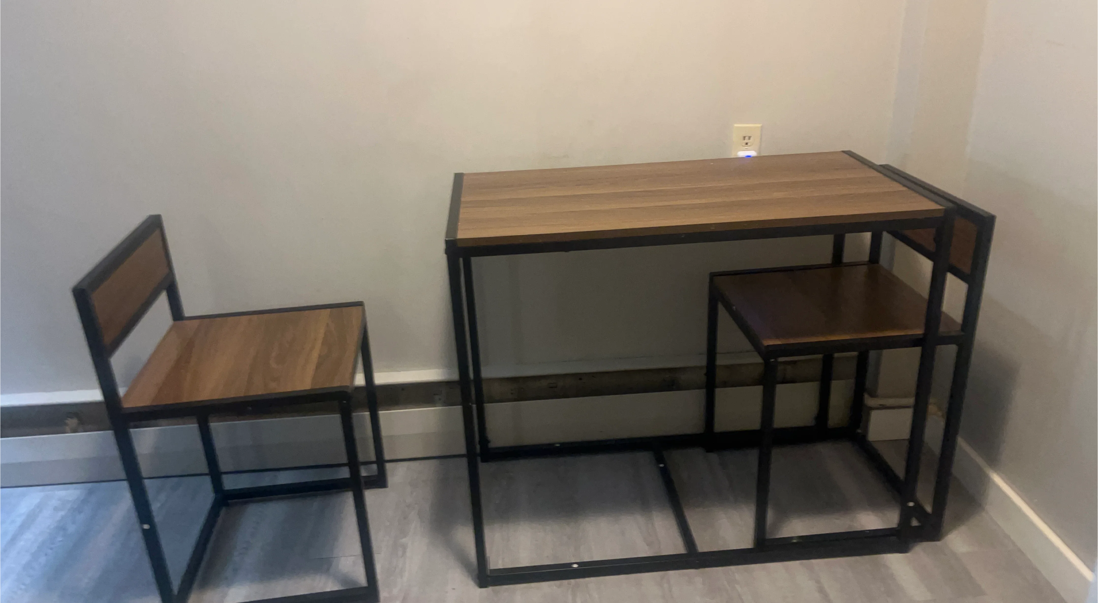 Dining Table Set with Two Chairs
