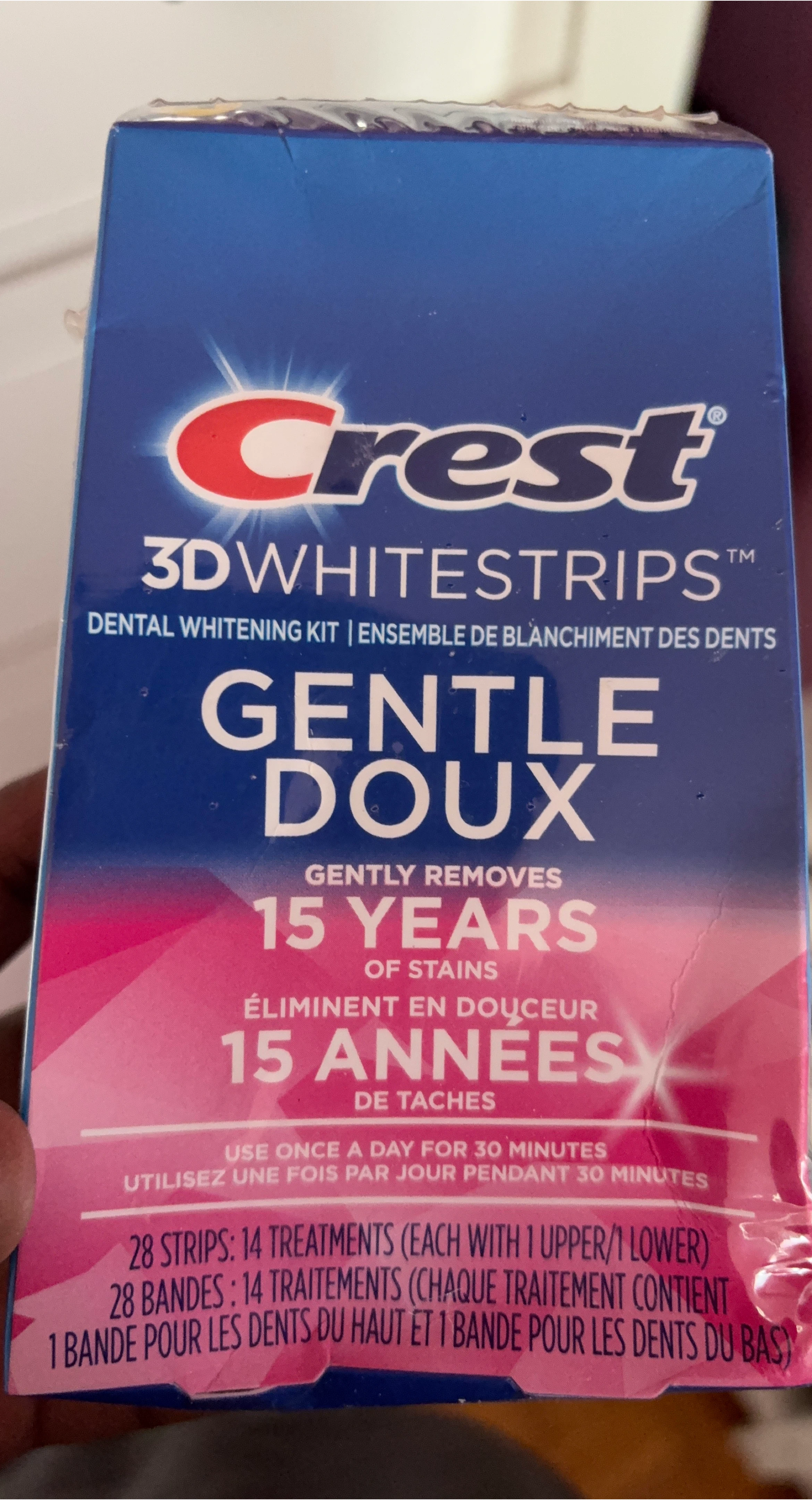 Crest 3D White Strips - Gentle