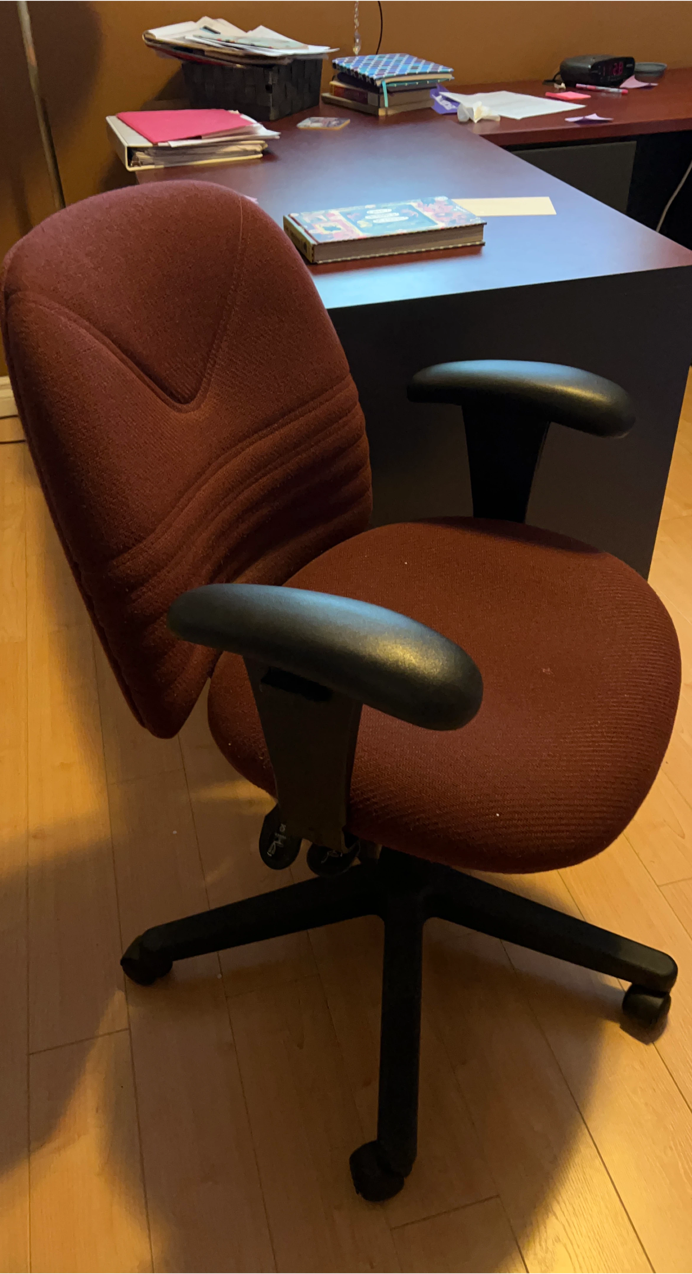 Burgundy Office Chair