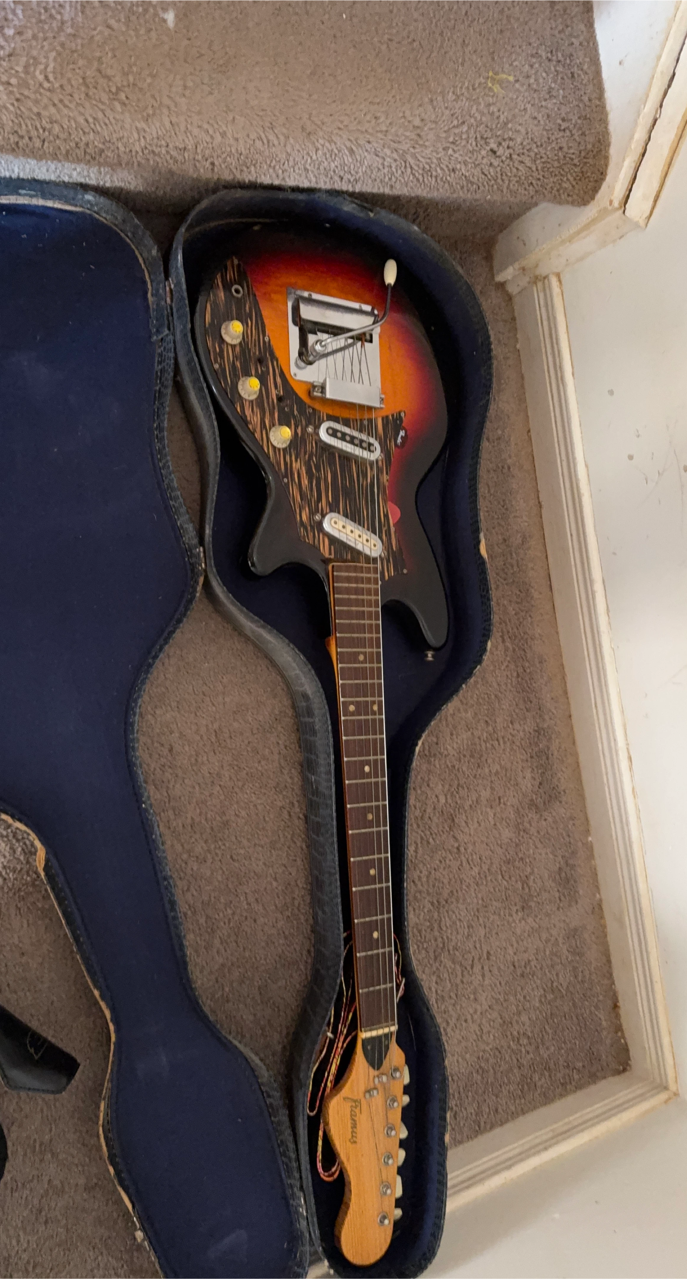 Vintage Framus Electric Guitar with Case