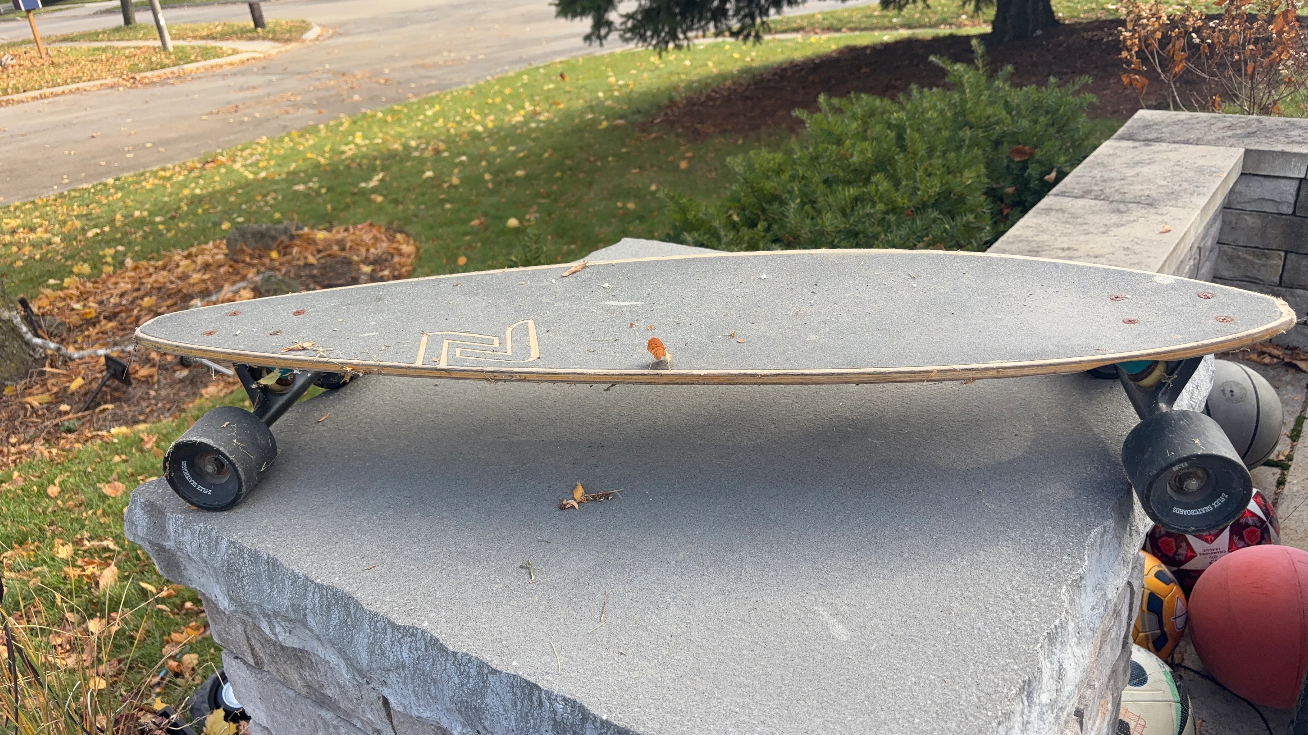 Used Longboard Skateboard