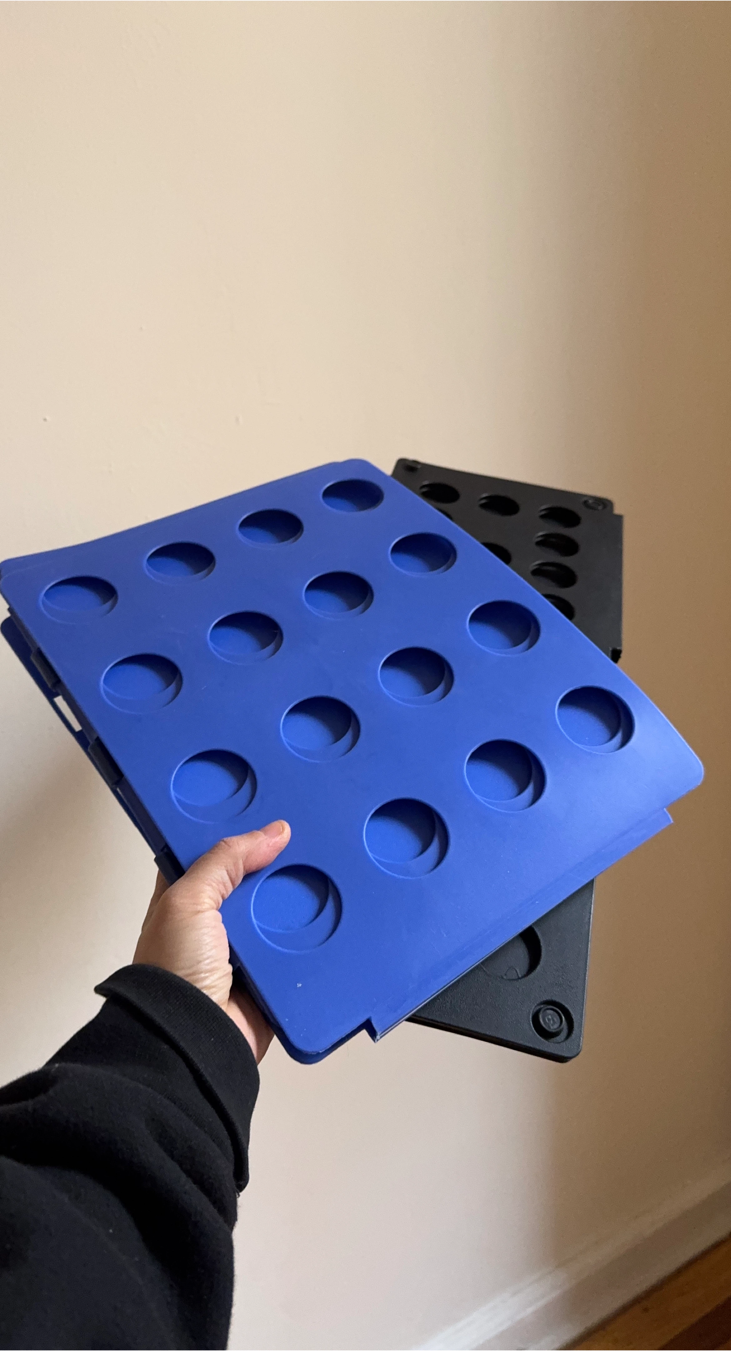 Clothes Folding Board Blue and Black