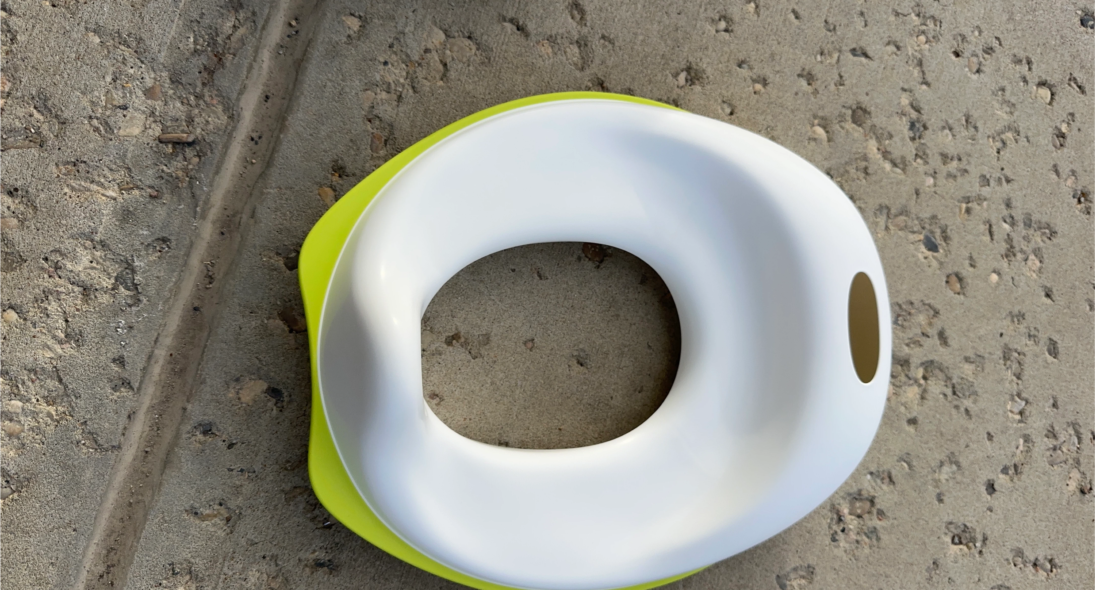 Potty Training Seat - White & Green