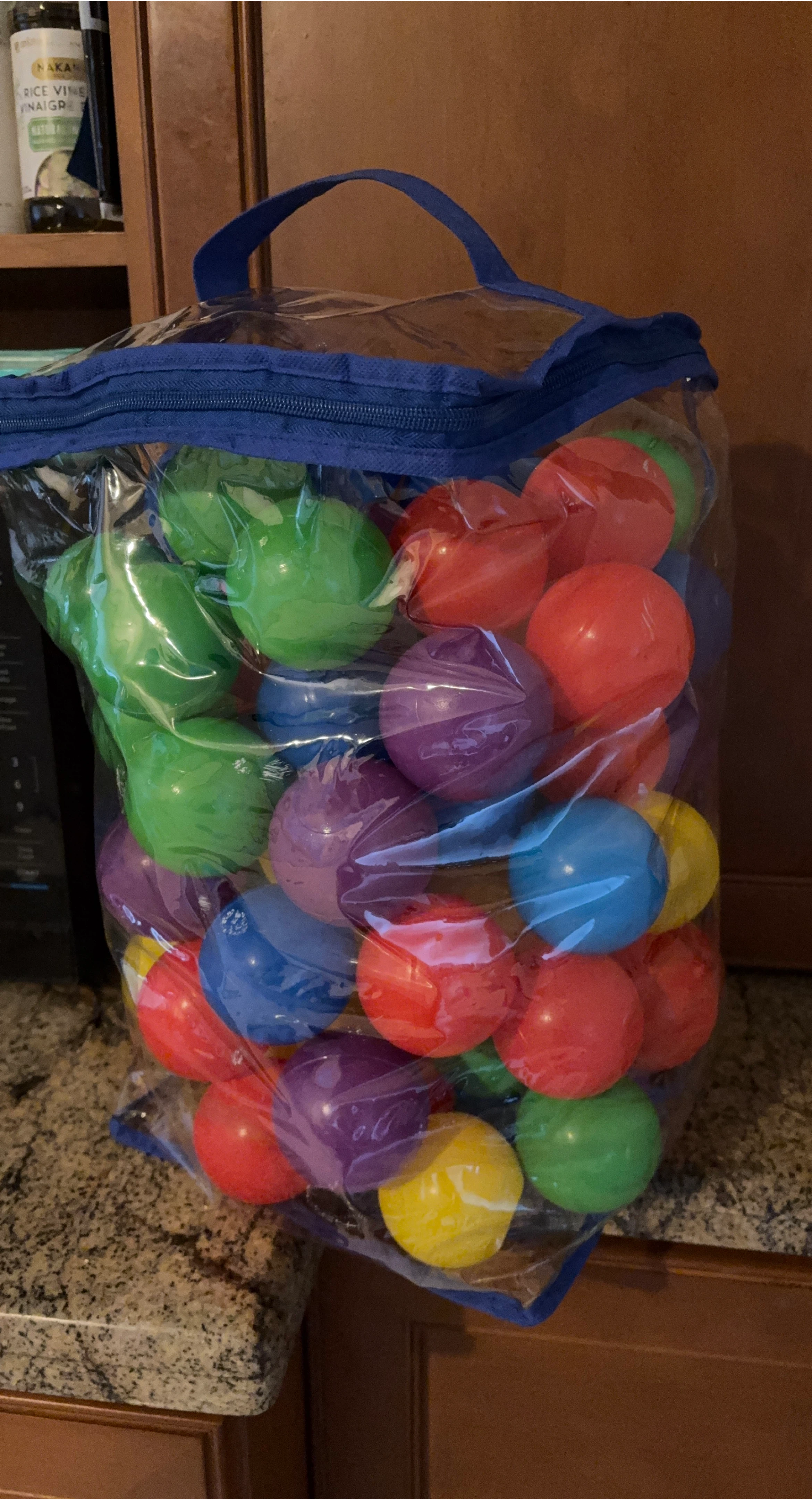 Bag of Multicolored Play Balls