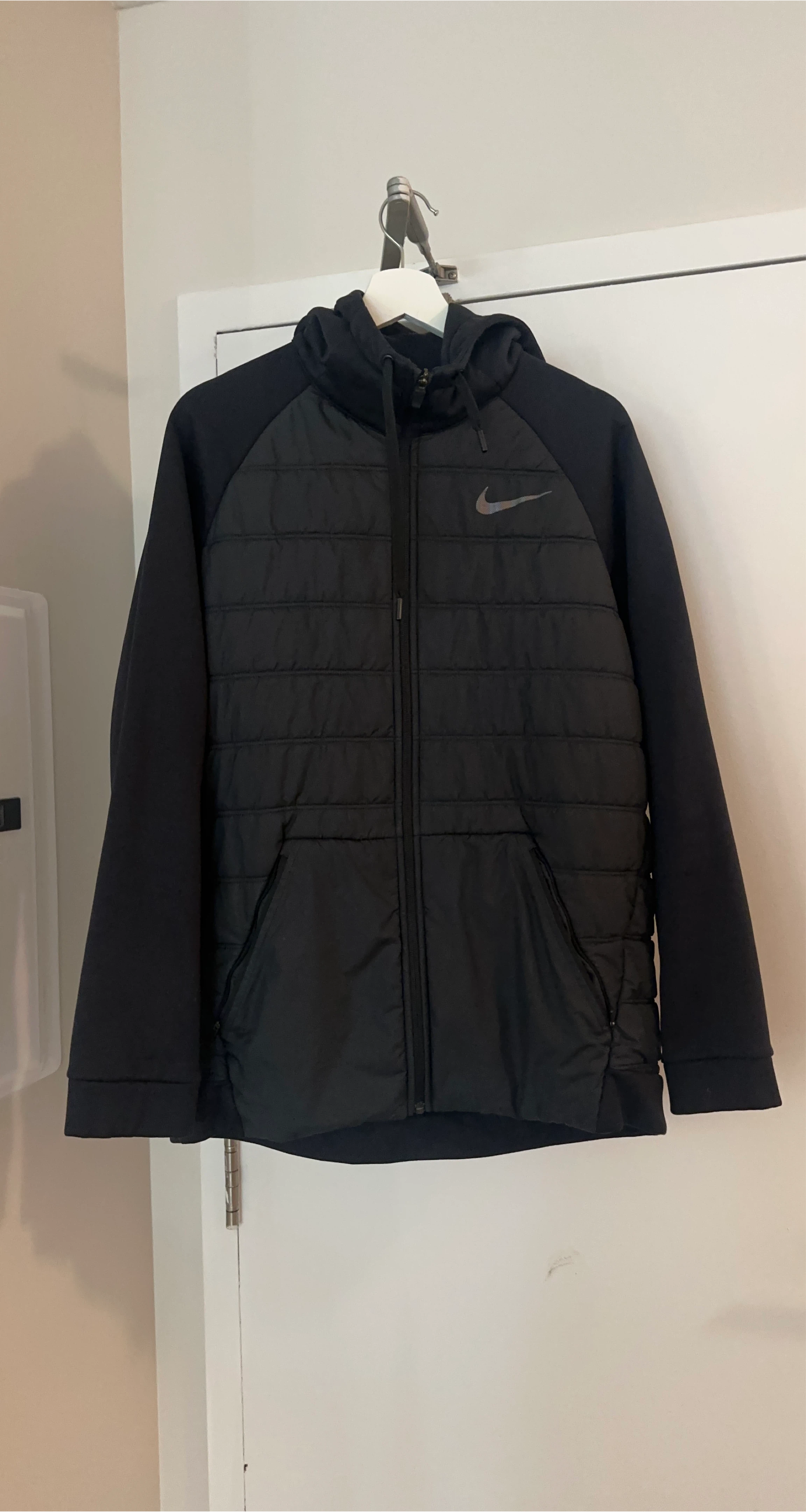 Nike Black Padded Hooded Jacket