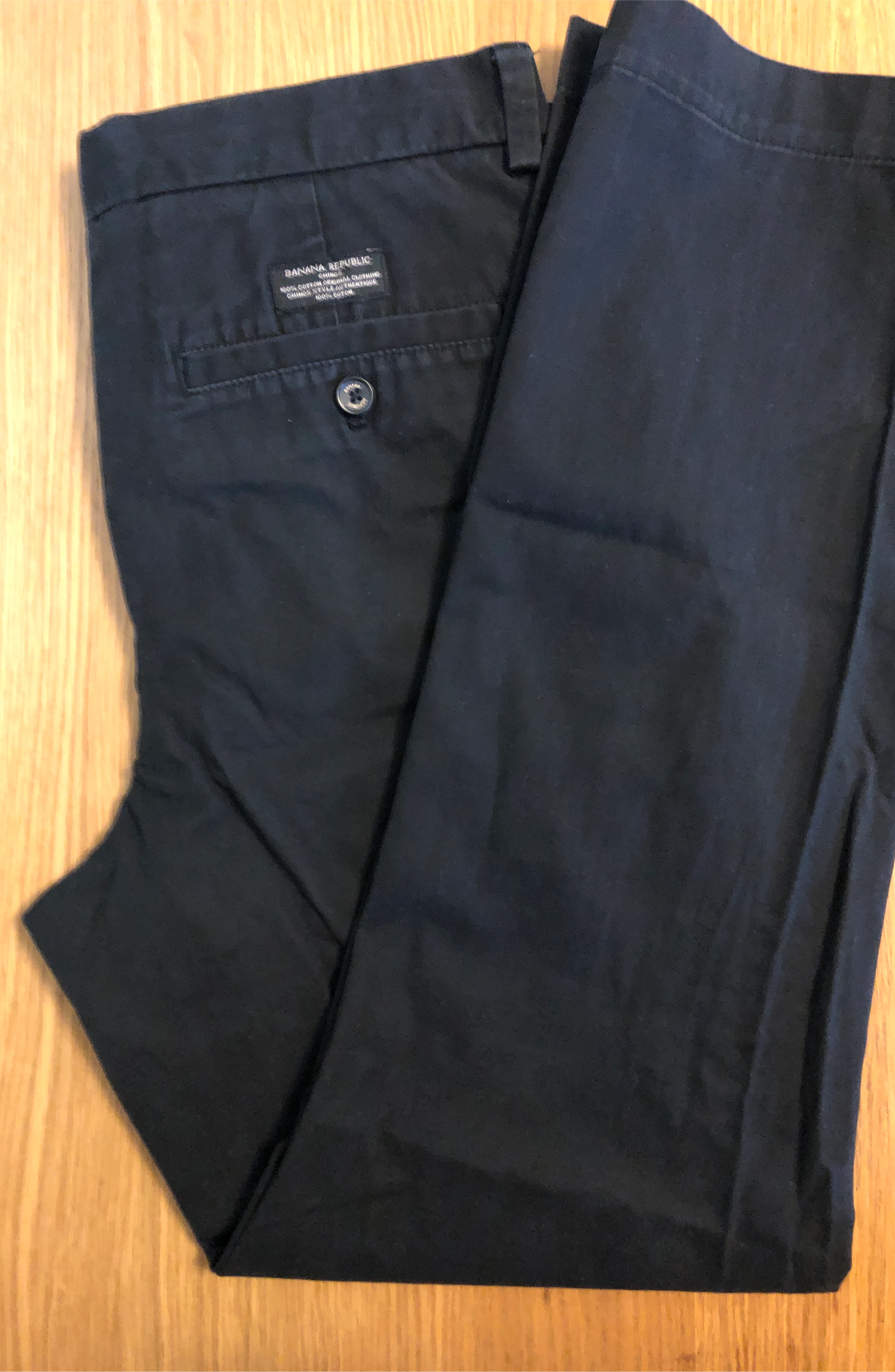 Men’s Black Banana Republic Aiden Fit Pants 33x30