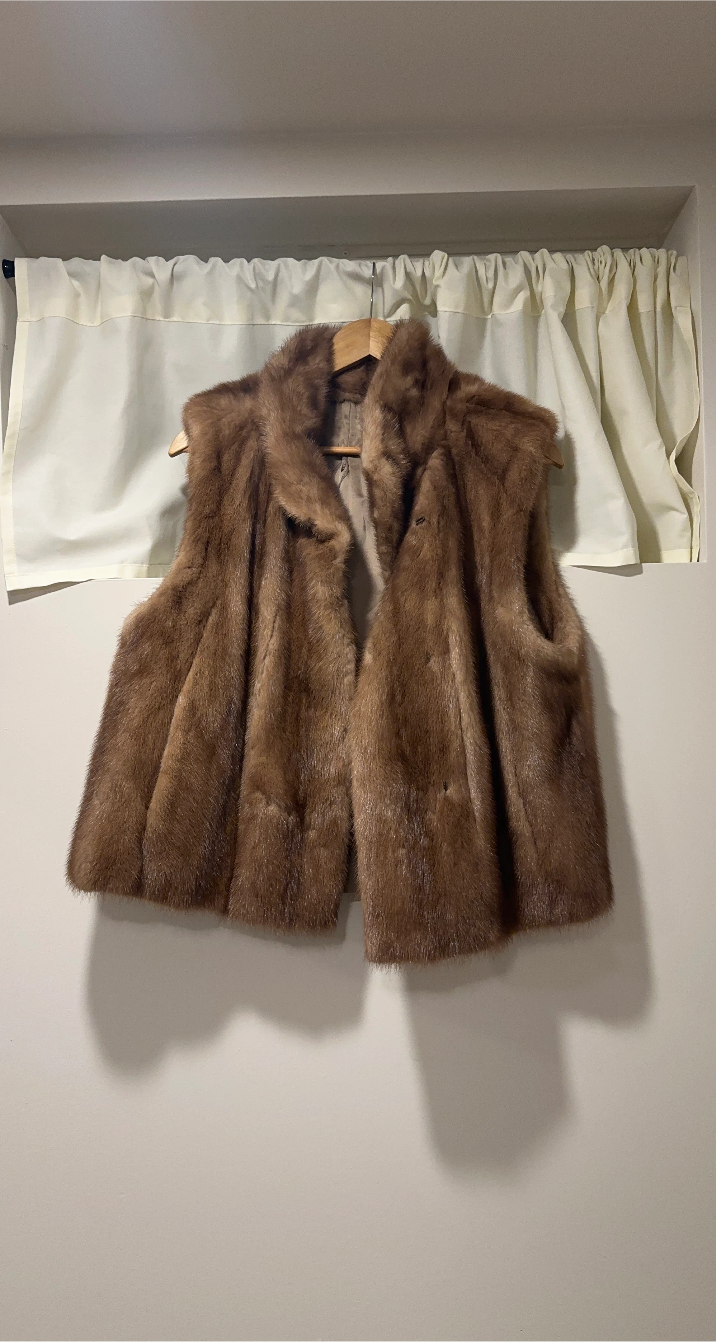 Brown Mink Vest
