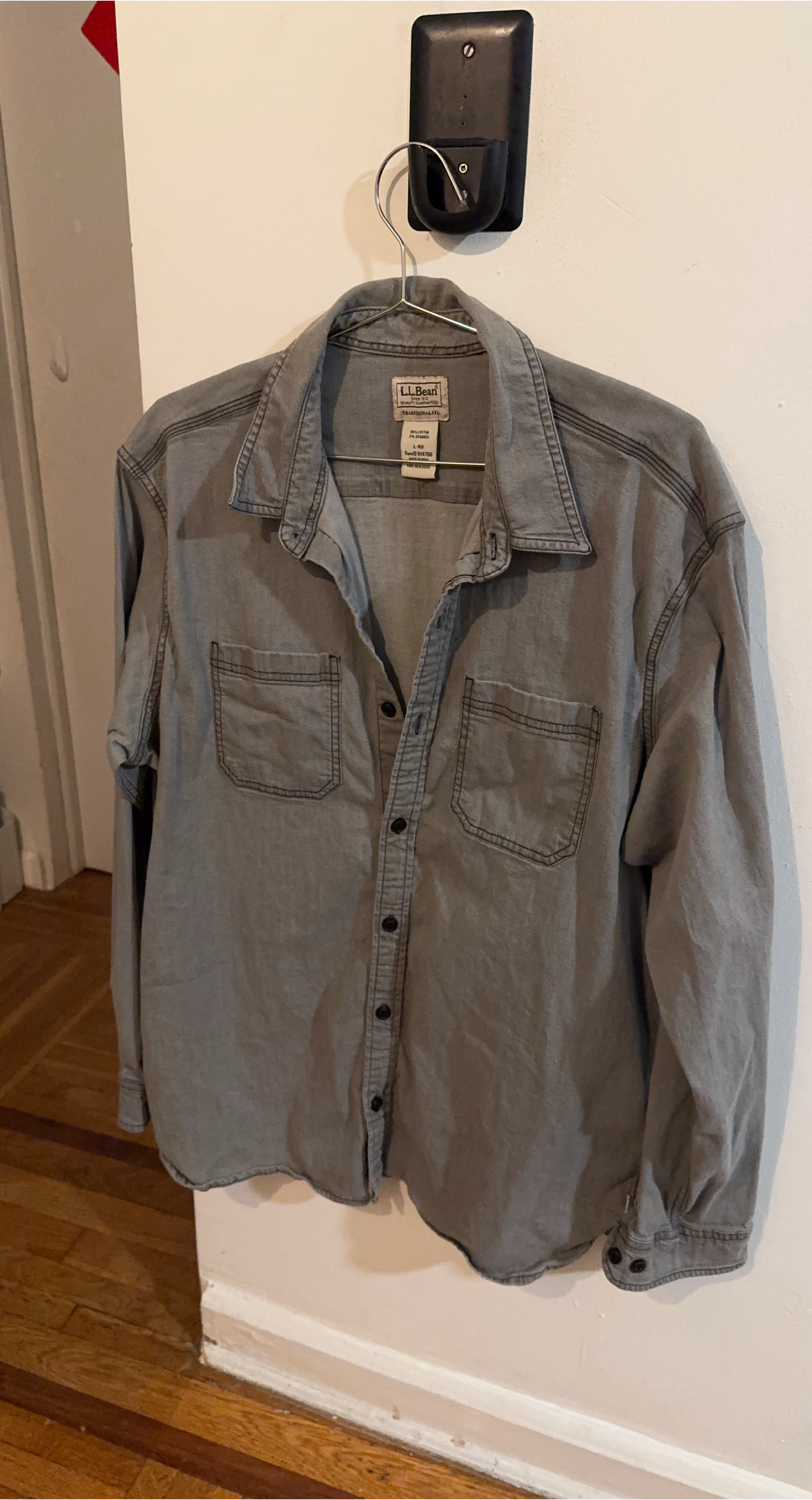L.L.Bean Traditional Fit Shirt - Size L