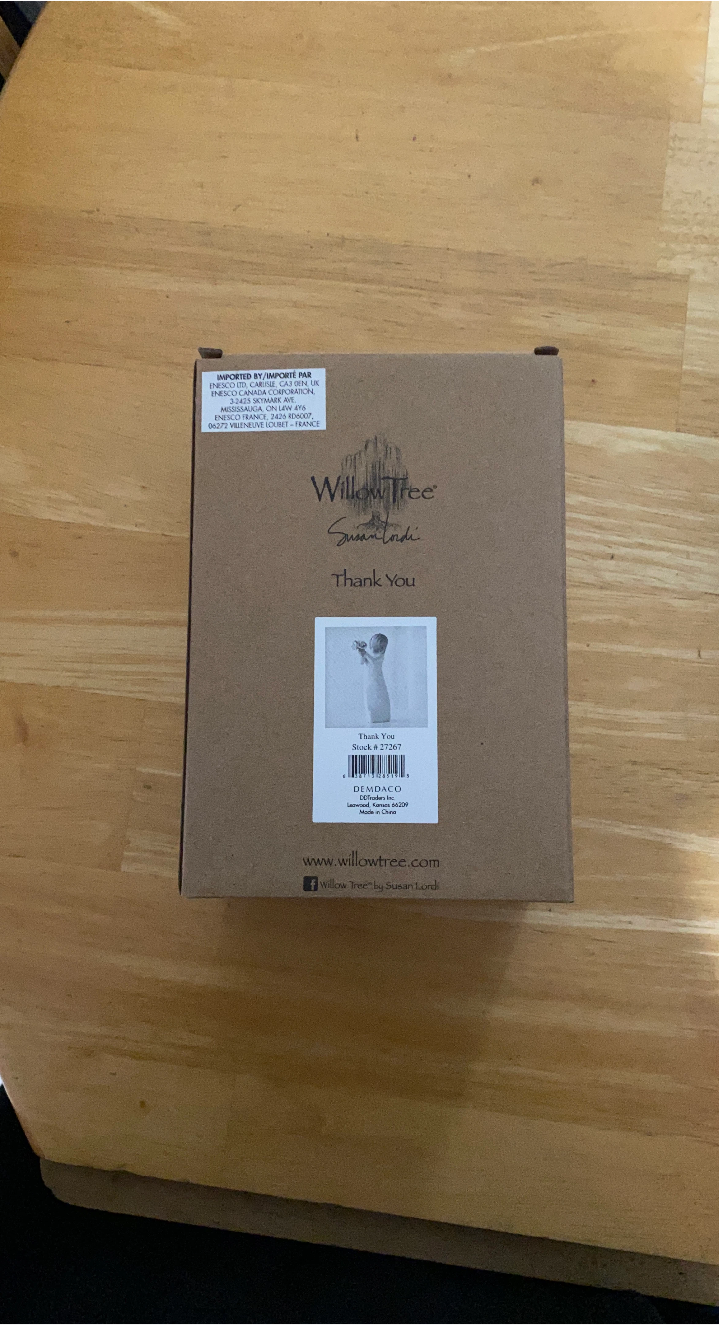 Willow Tree "Thank You" Figurine by Susan Lordi