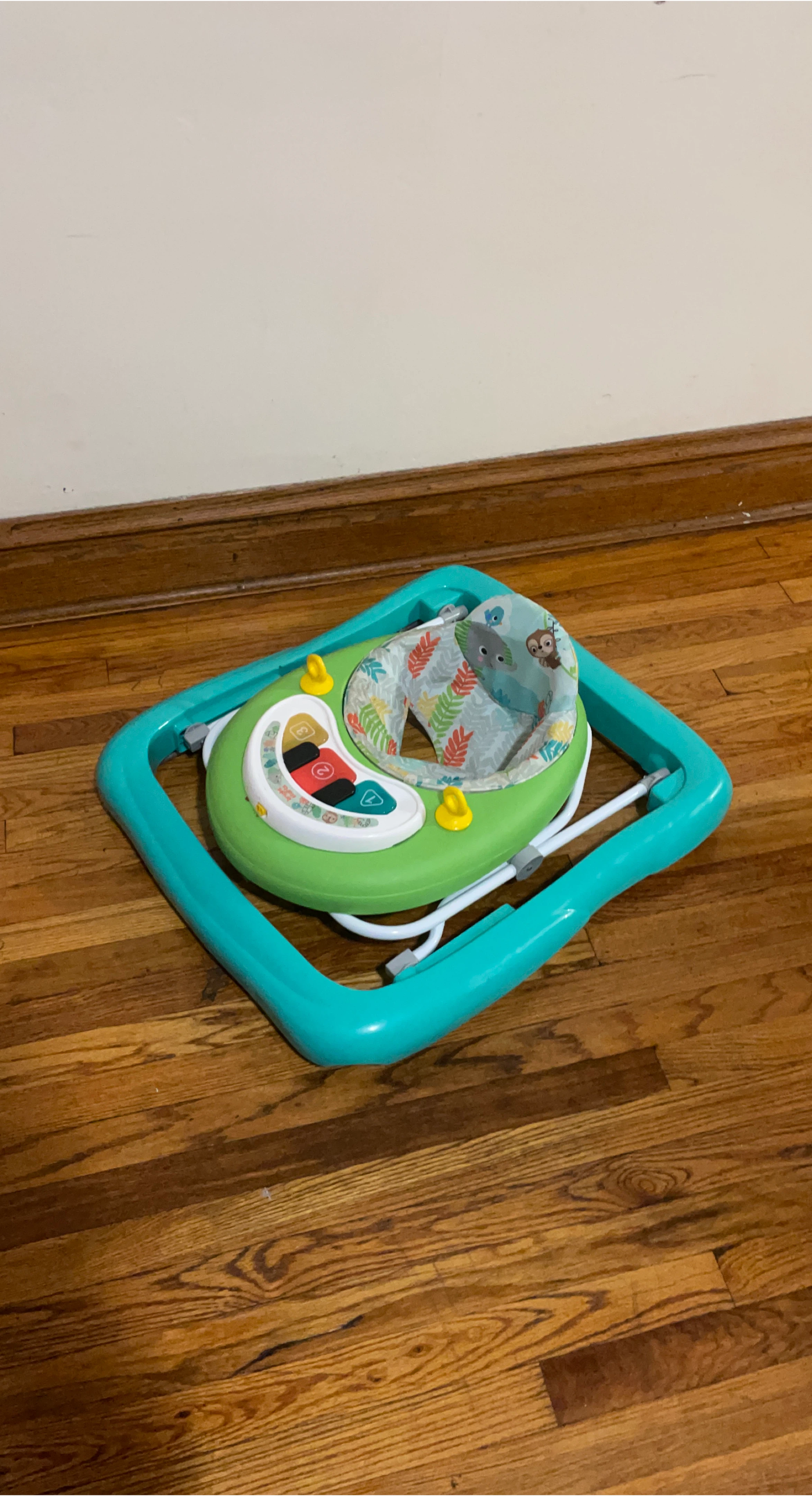 Baby Walker - Green and Blue