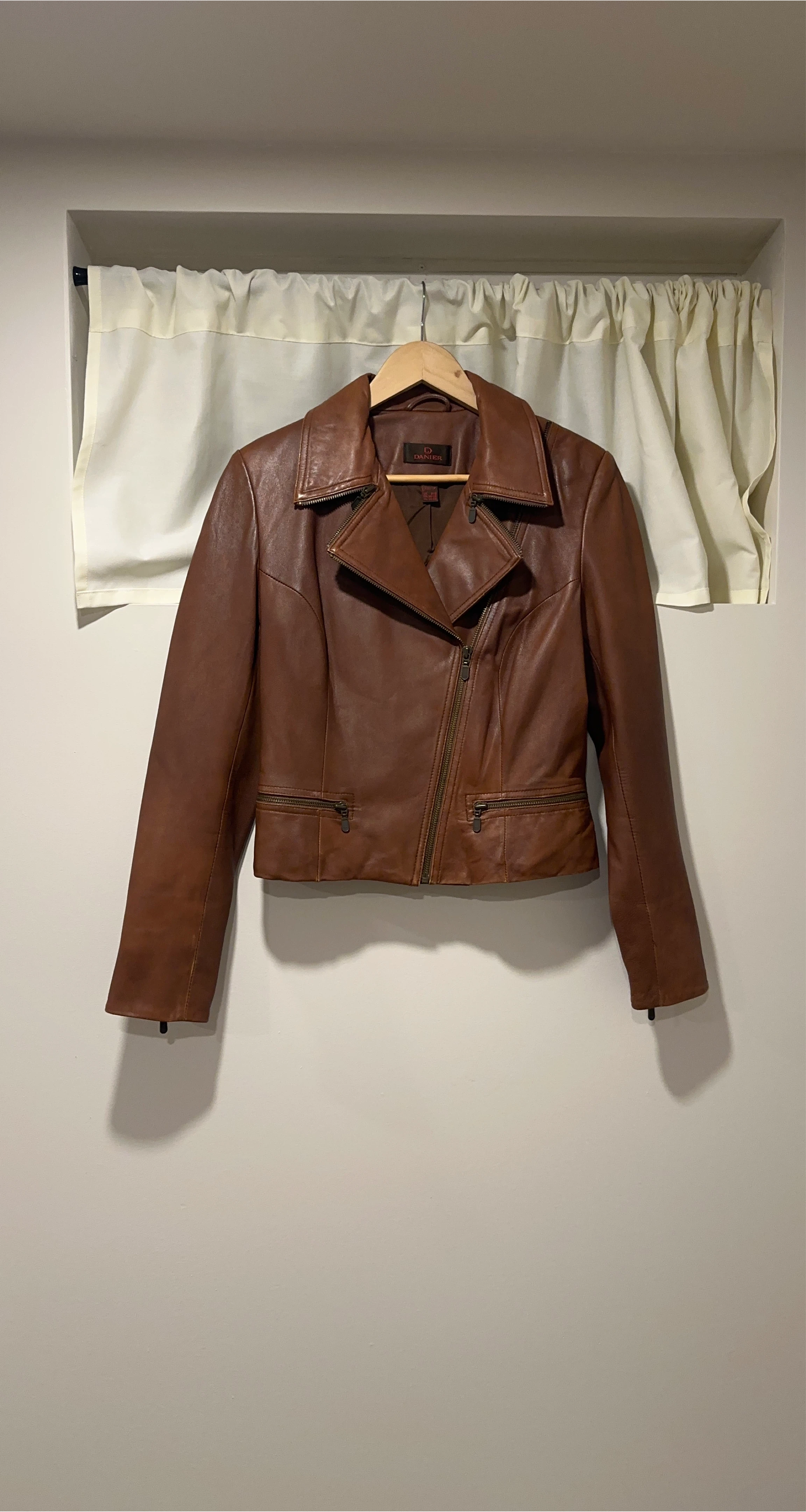 Danier Genuine Leather Brown Jacket XS/TP