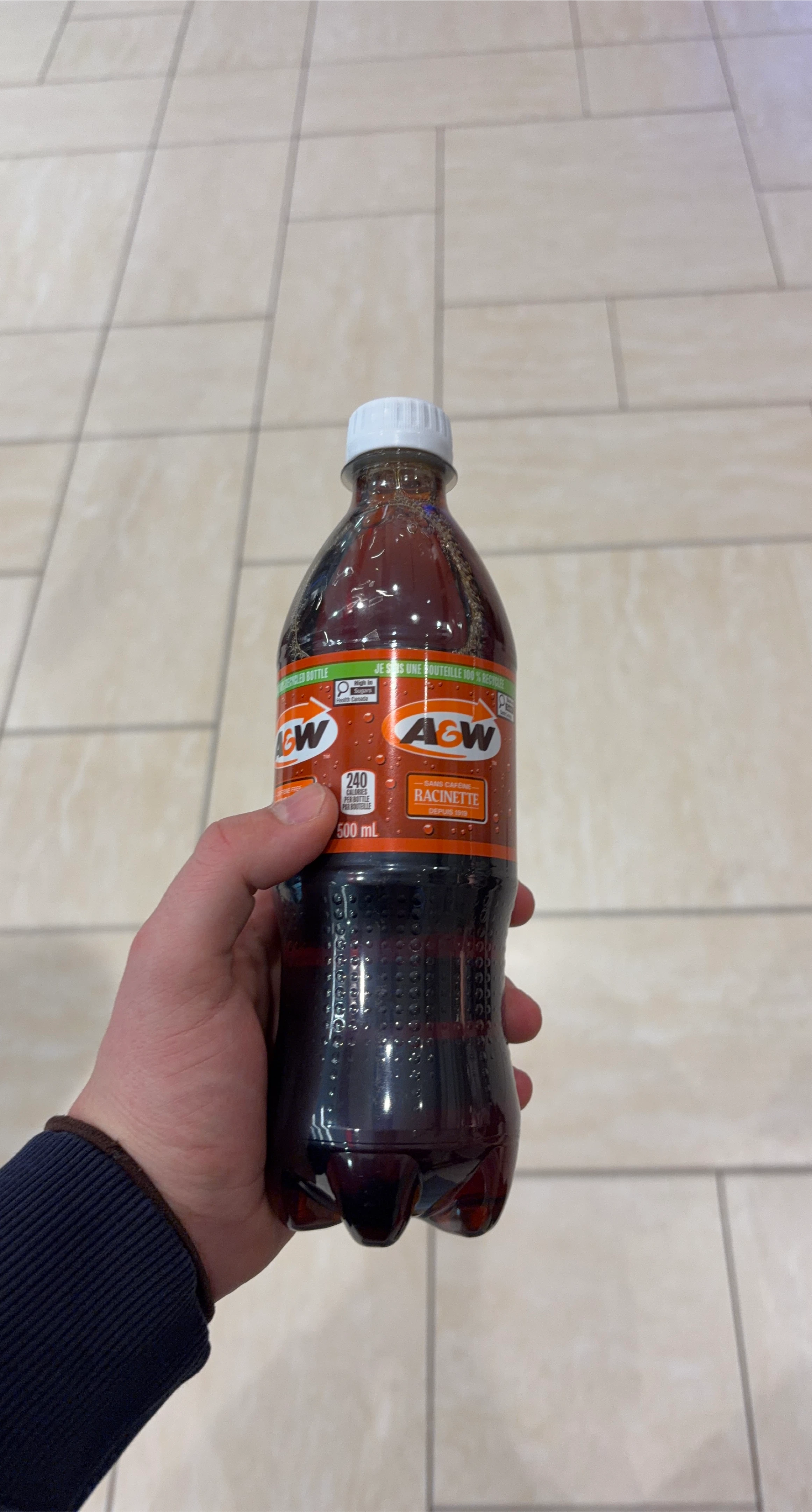 A&W Root Beer - 500mL Bottle