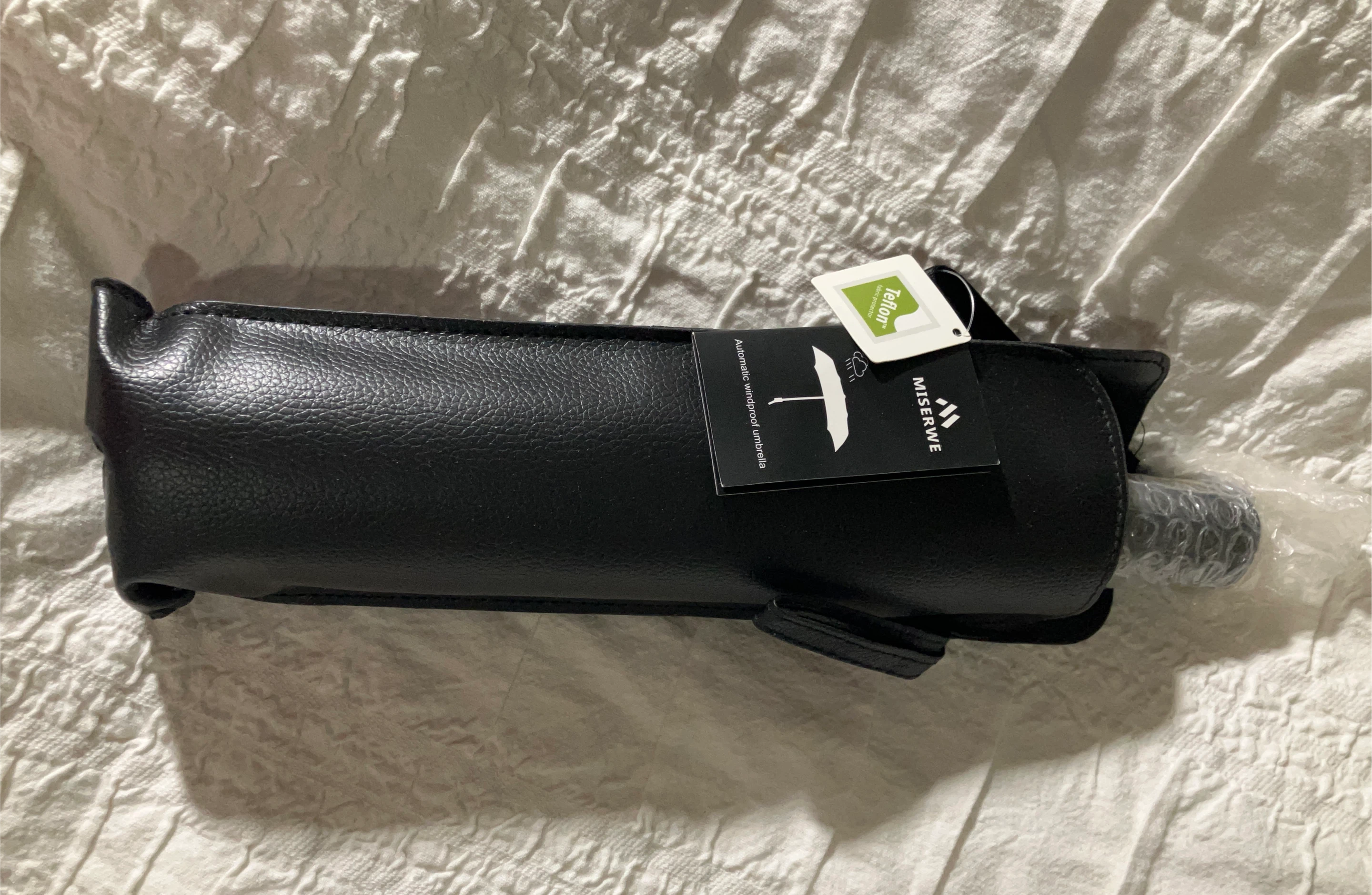 MISERWE Automatic Windproof Umbrella - Black