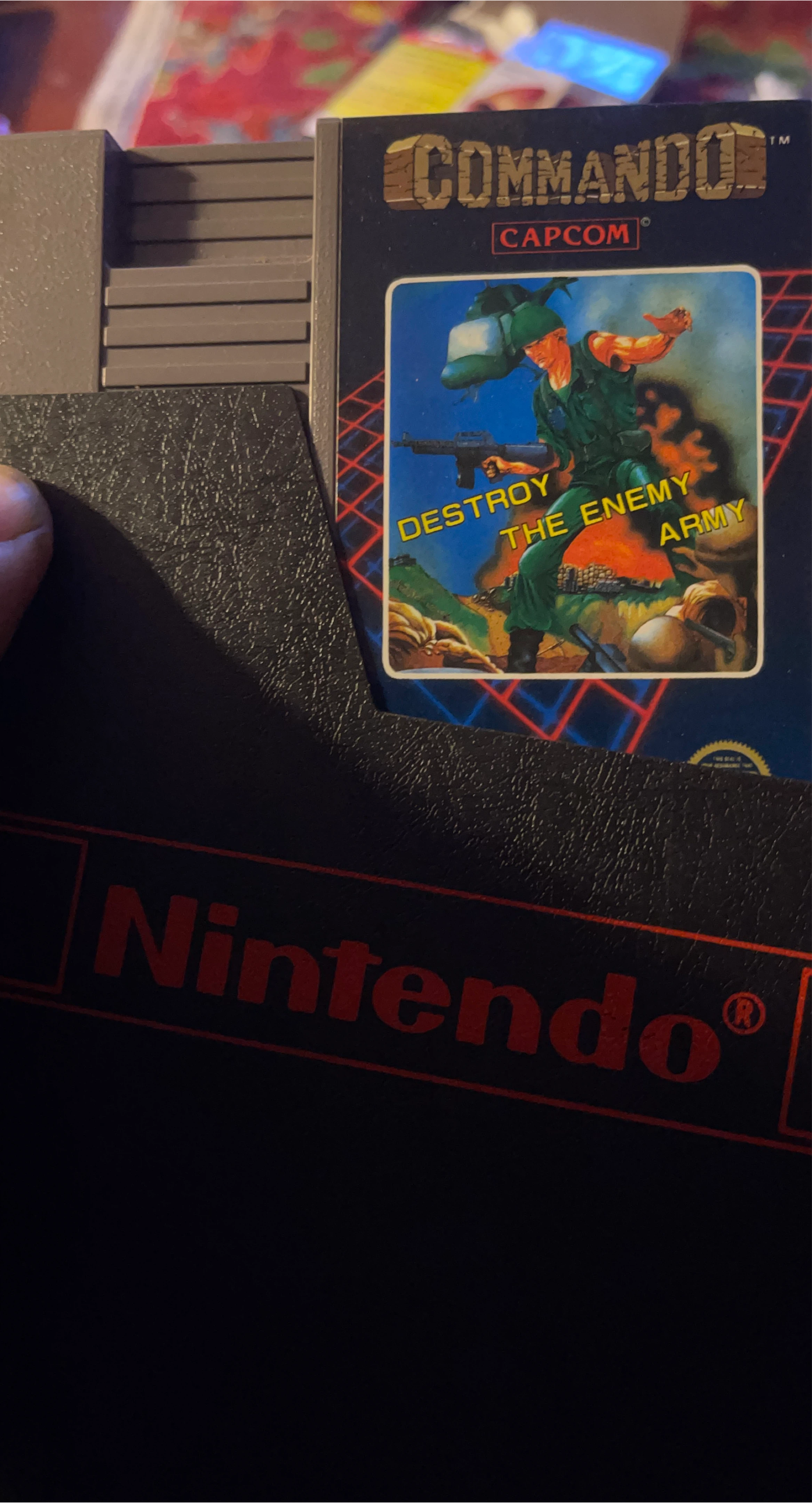 Commando NES Game - Capcom Nintendo