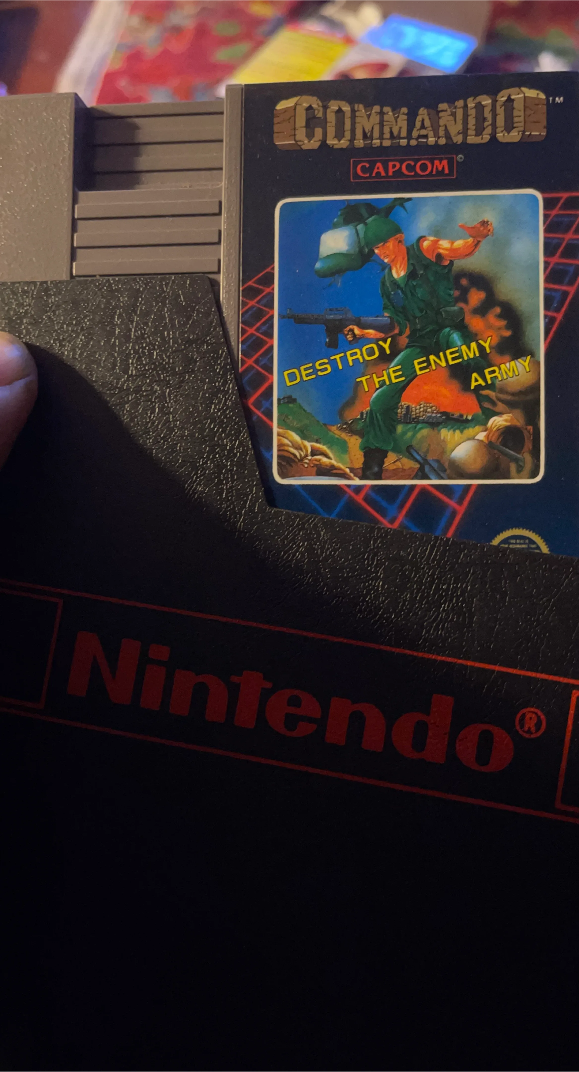 Commando NES Game - Capcom Nintendo