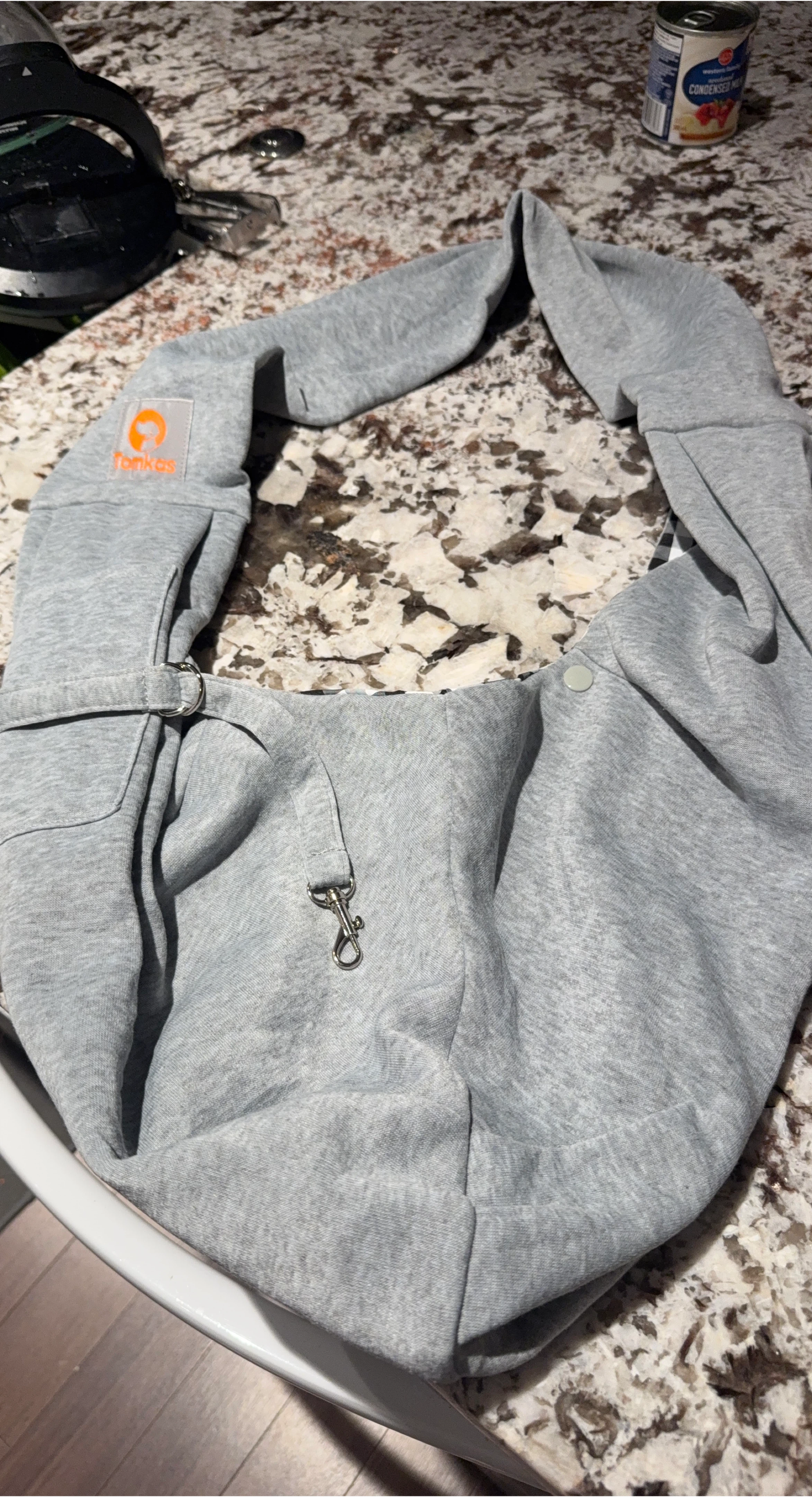 Tonkas Pet Sling Carrier - Grey