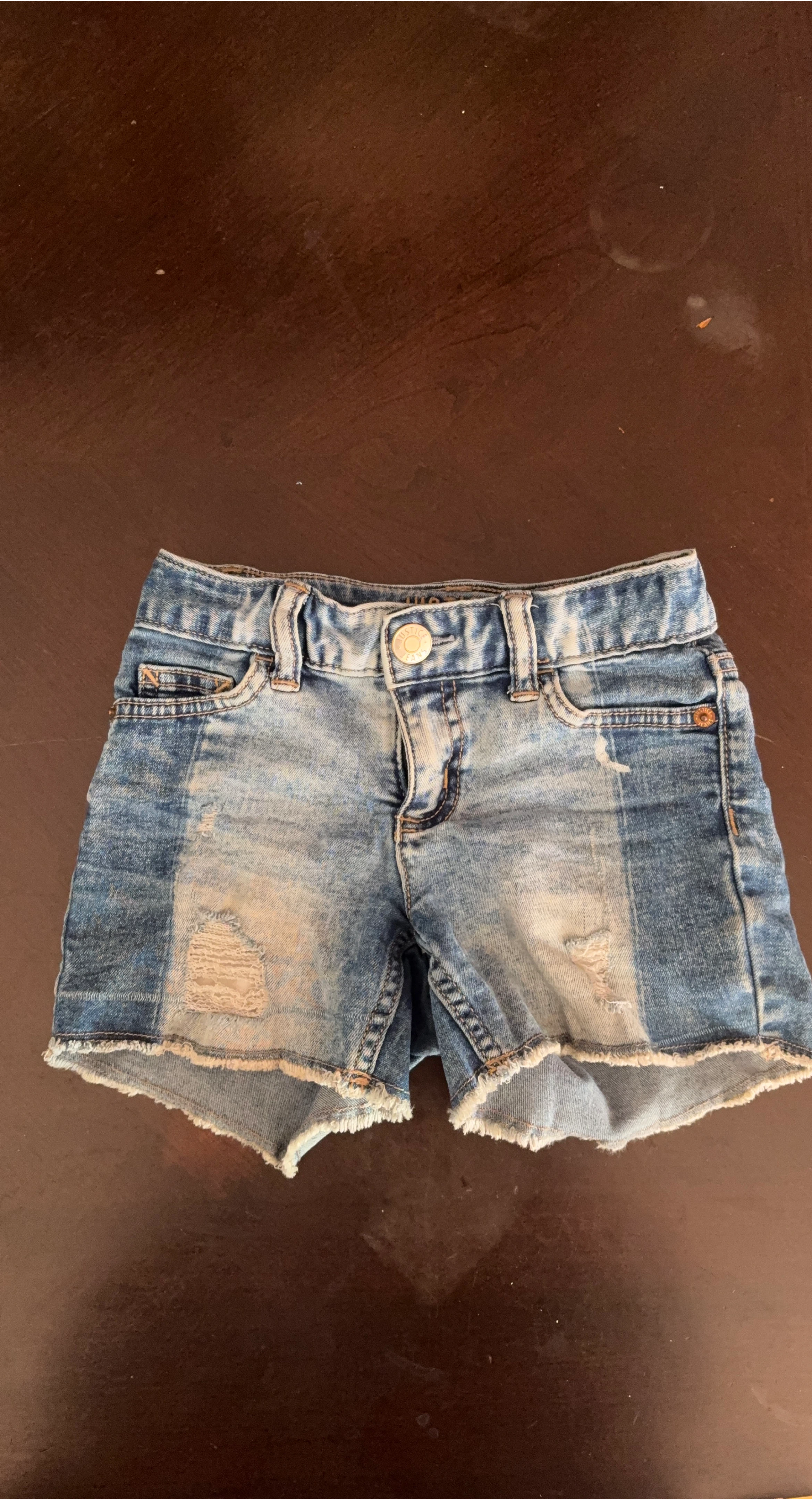 Justice Girls' Denim Shorts - Size 10