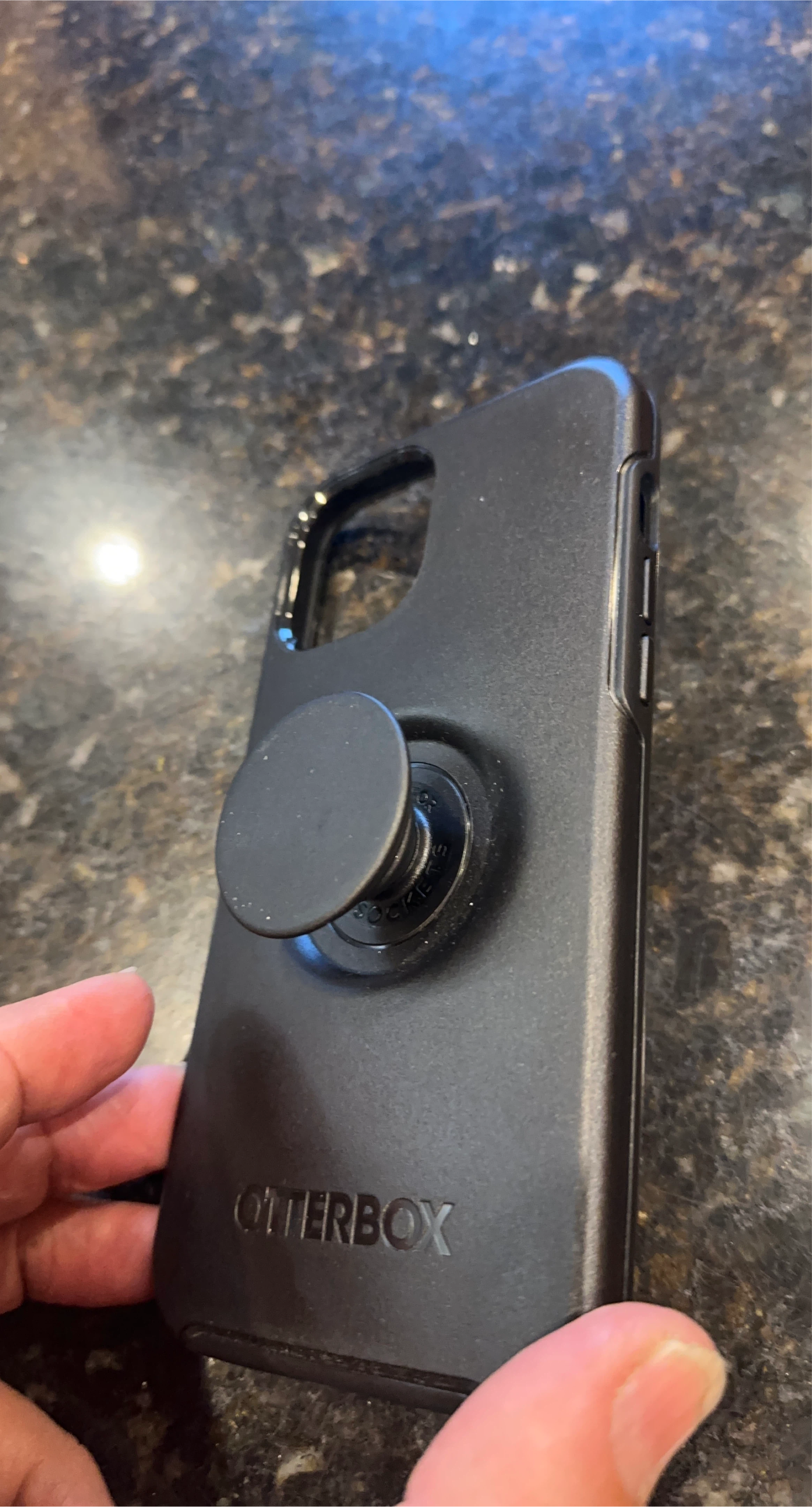Otterbox Black Phone Case with PopSocket fit 12 snd13 pro max