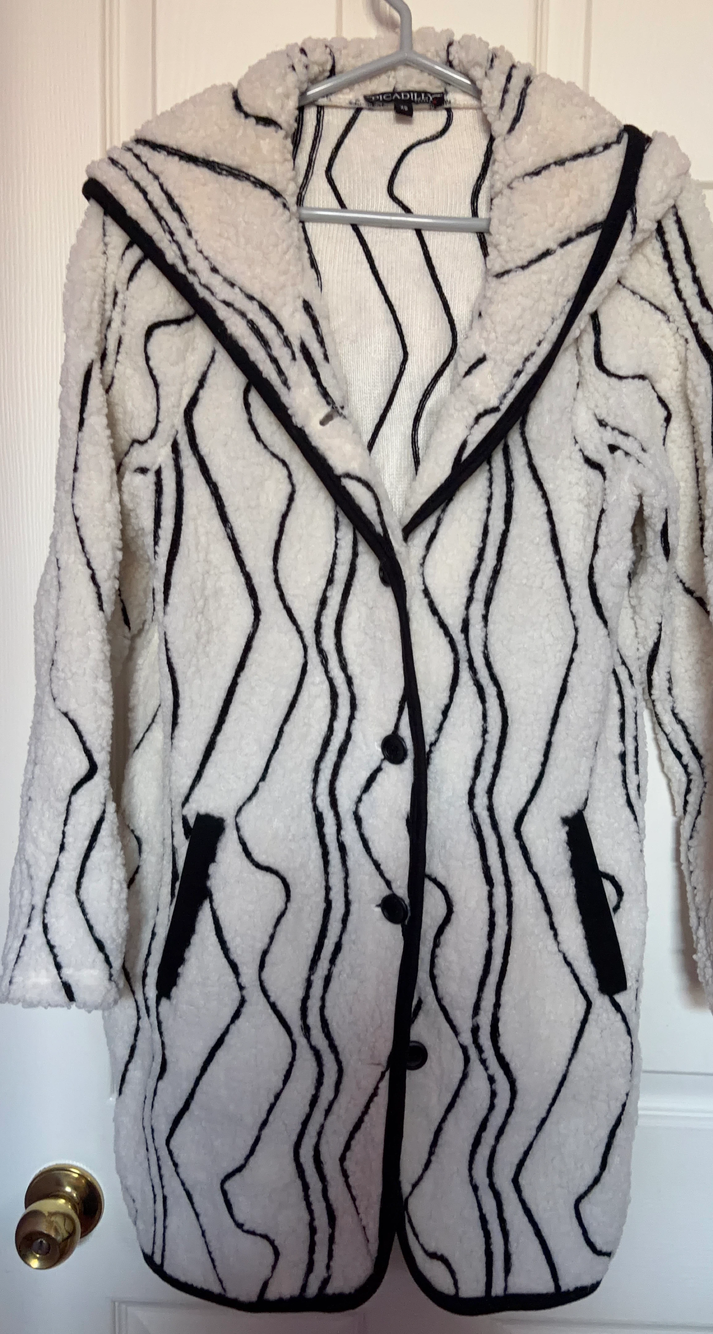 Picadilly XS White Sherpa Coat