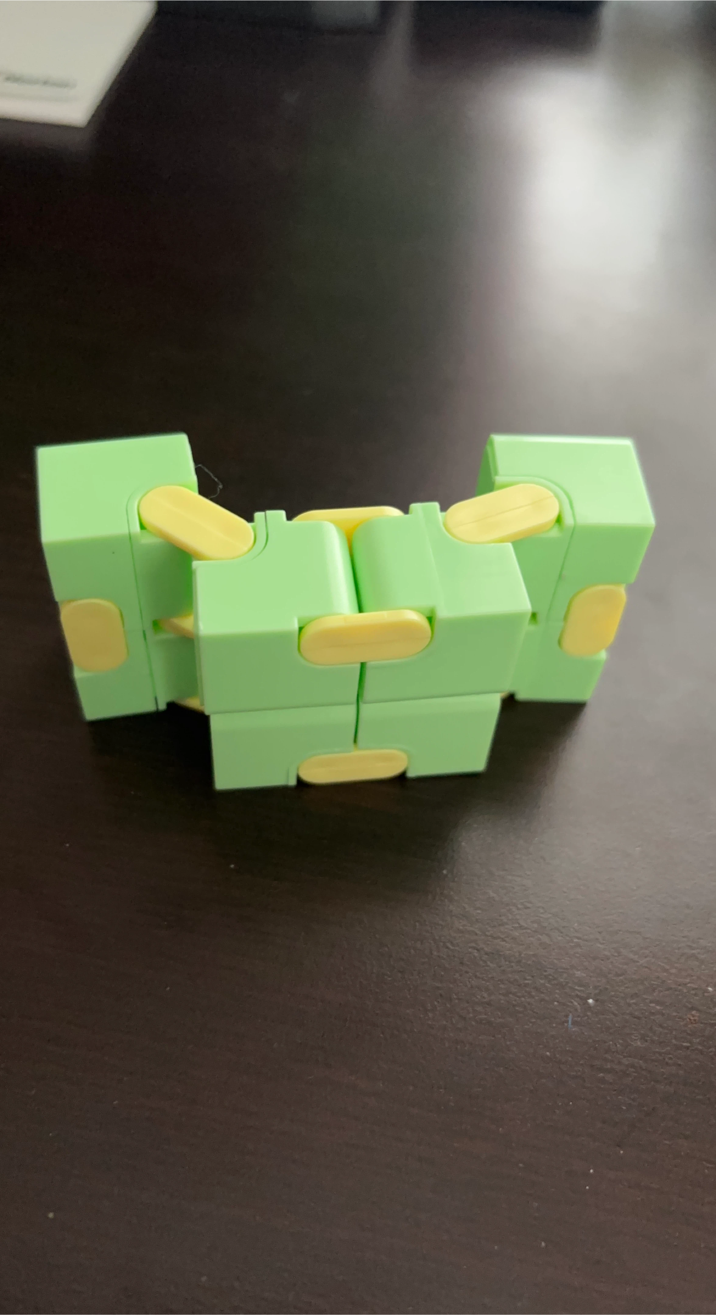 Green Infinity Cube Fidget Toy