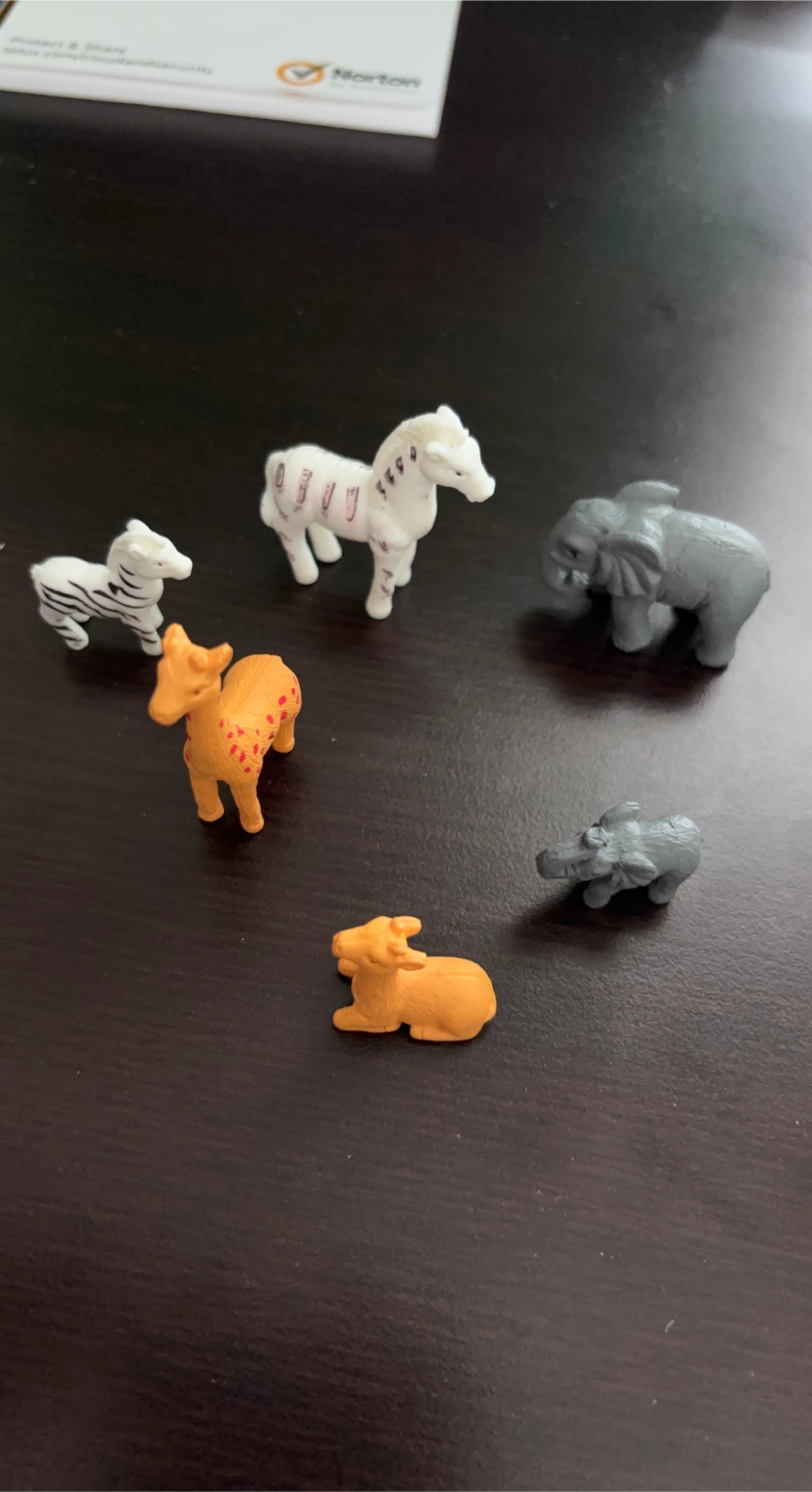Animal Figurines - Zebra, Horse, Elephant, Deer