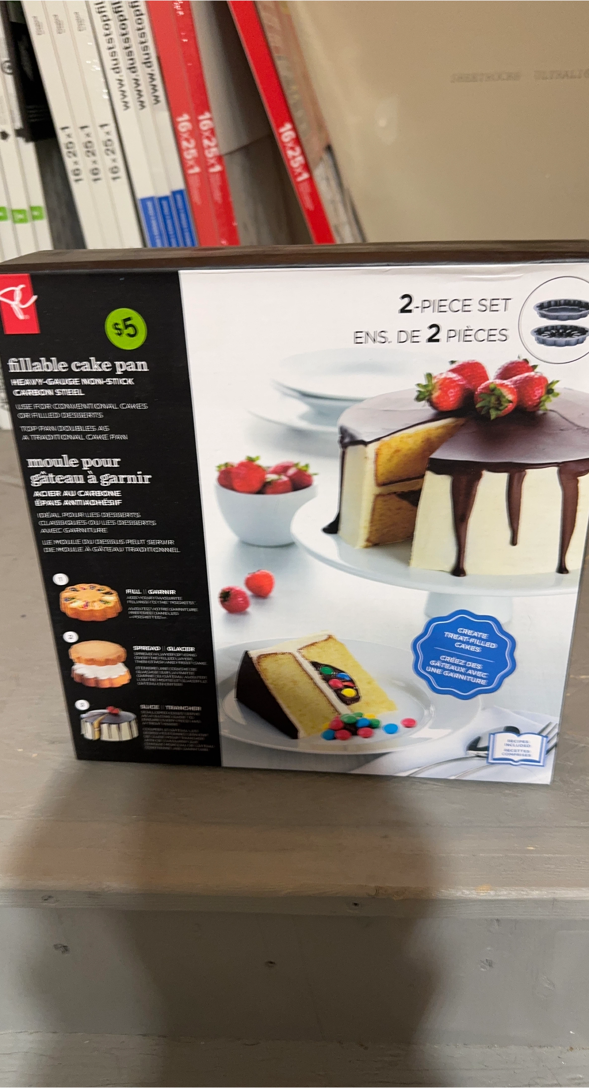 PC Fillable Cake Pan - 2 Piece Set