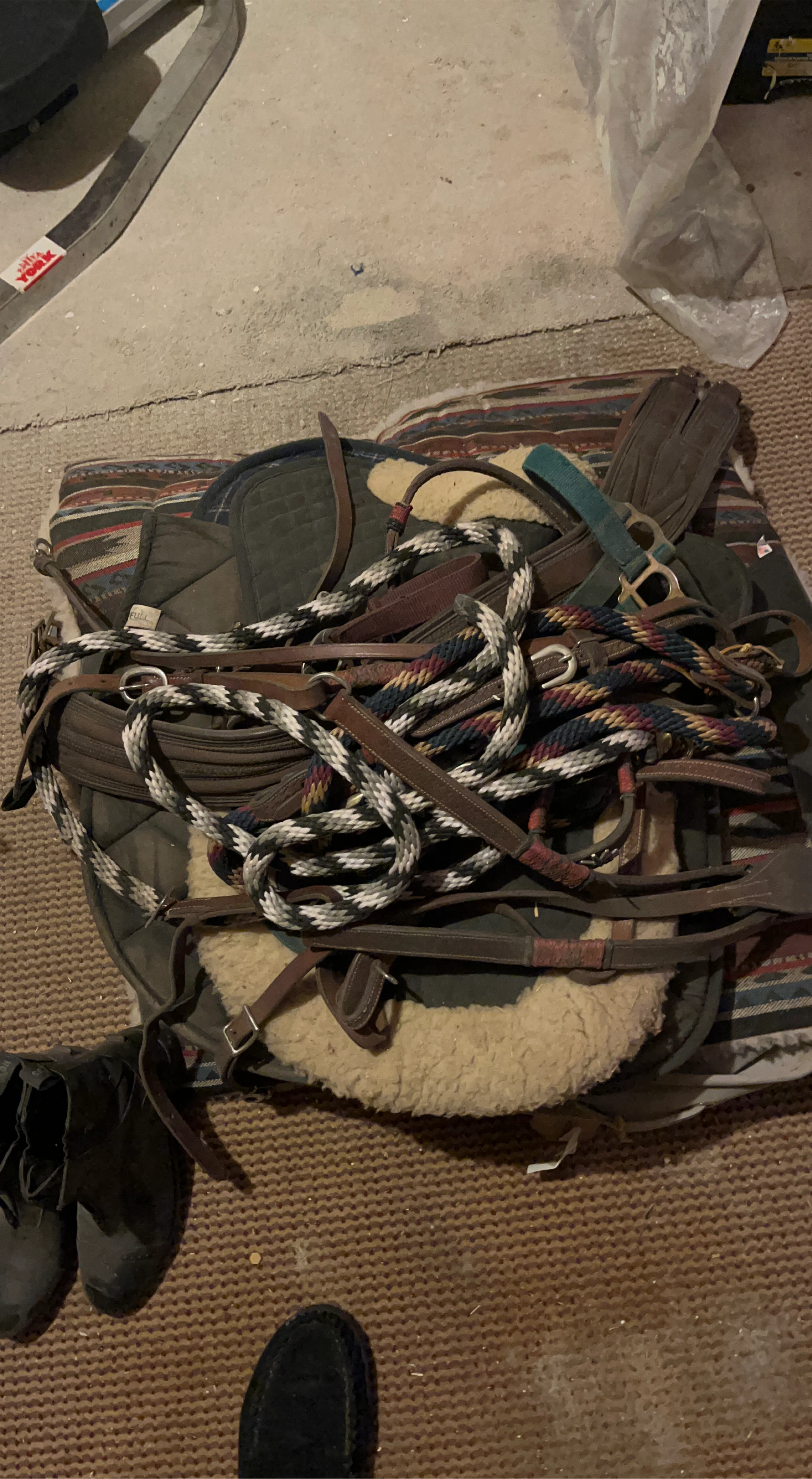 Horse Saddle and Accessories