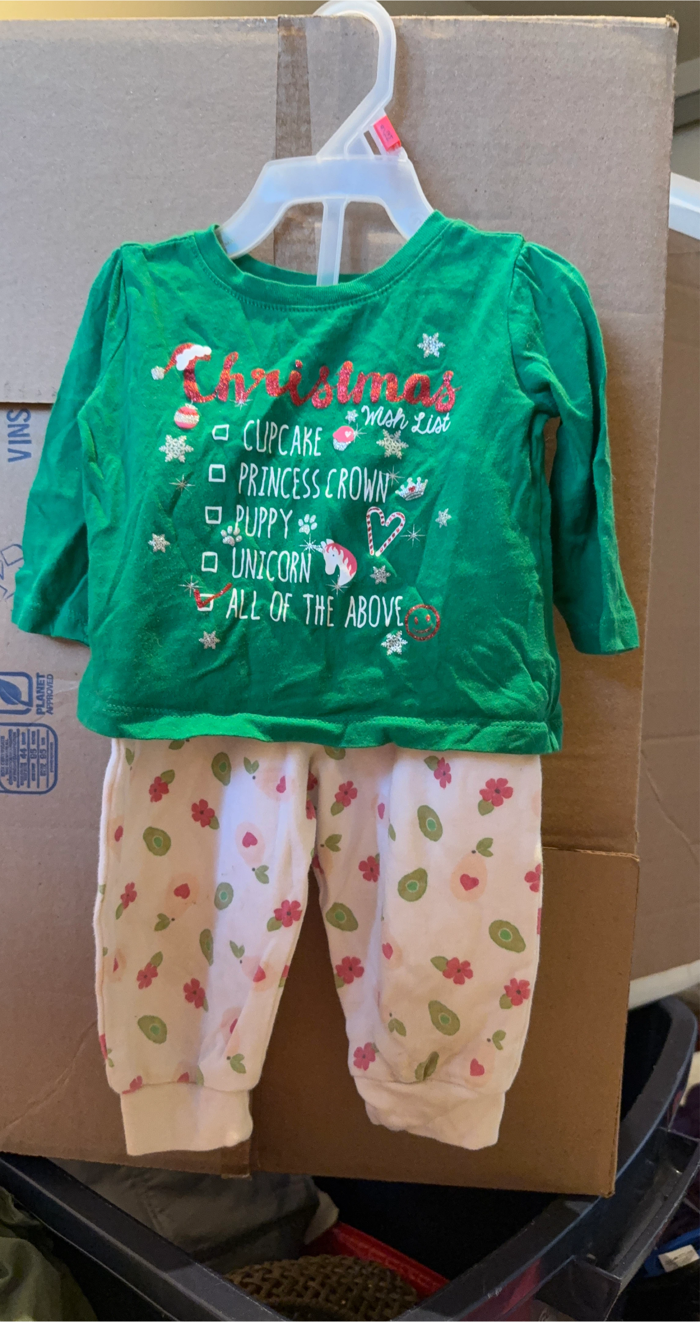 Christmas Wish List Pajama Set