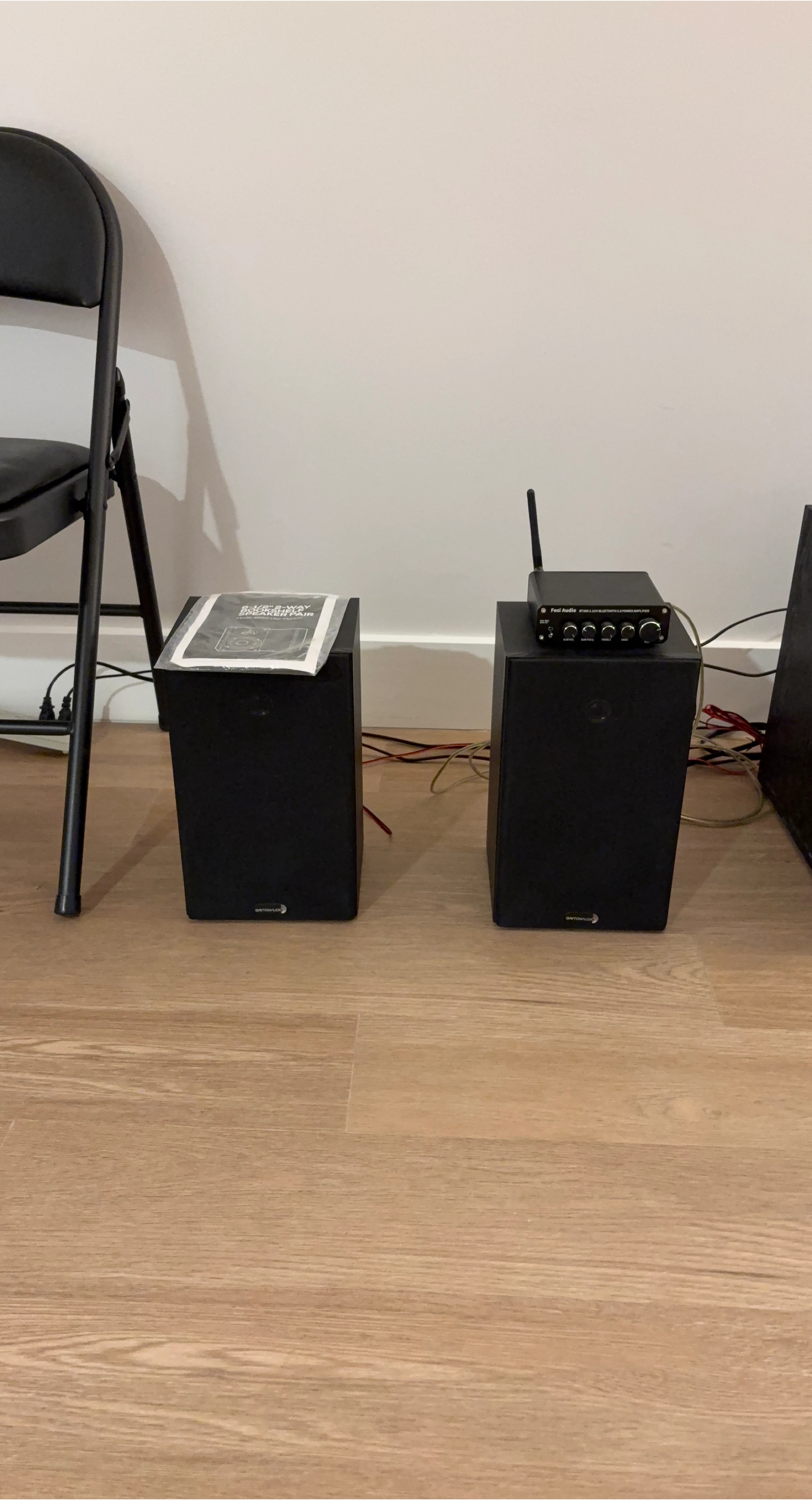 Dayton Audio B652-AIR Speakers & Fosi Audio Amp
