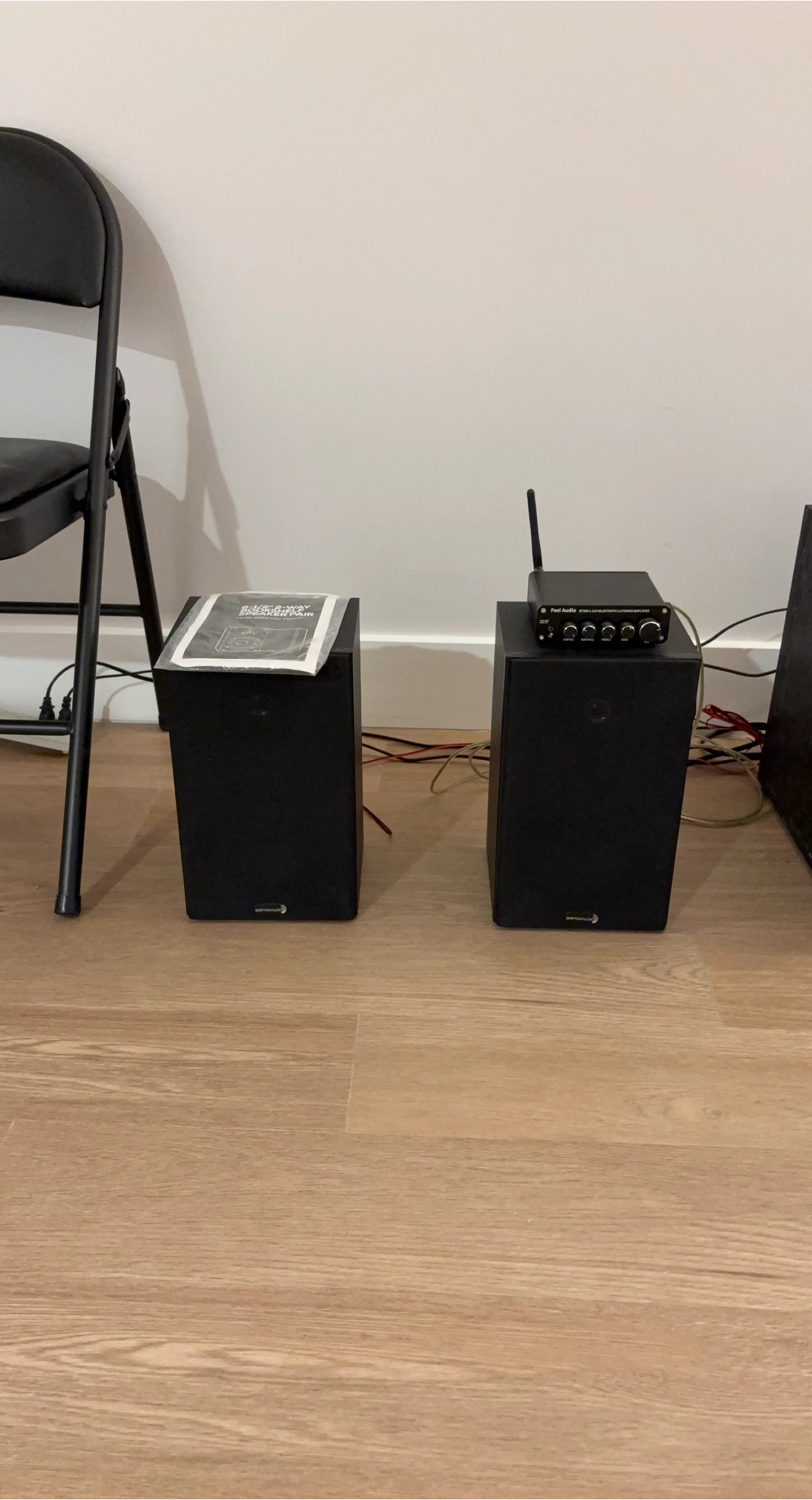 Dayton Audio B652-AIR Speakers & Fosi Audio Amp