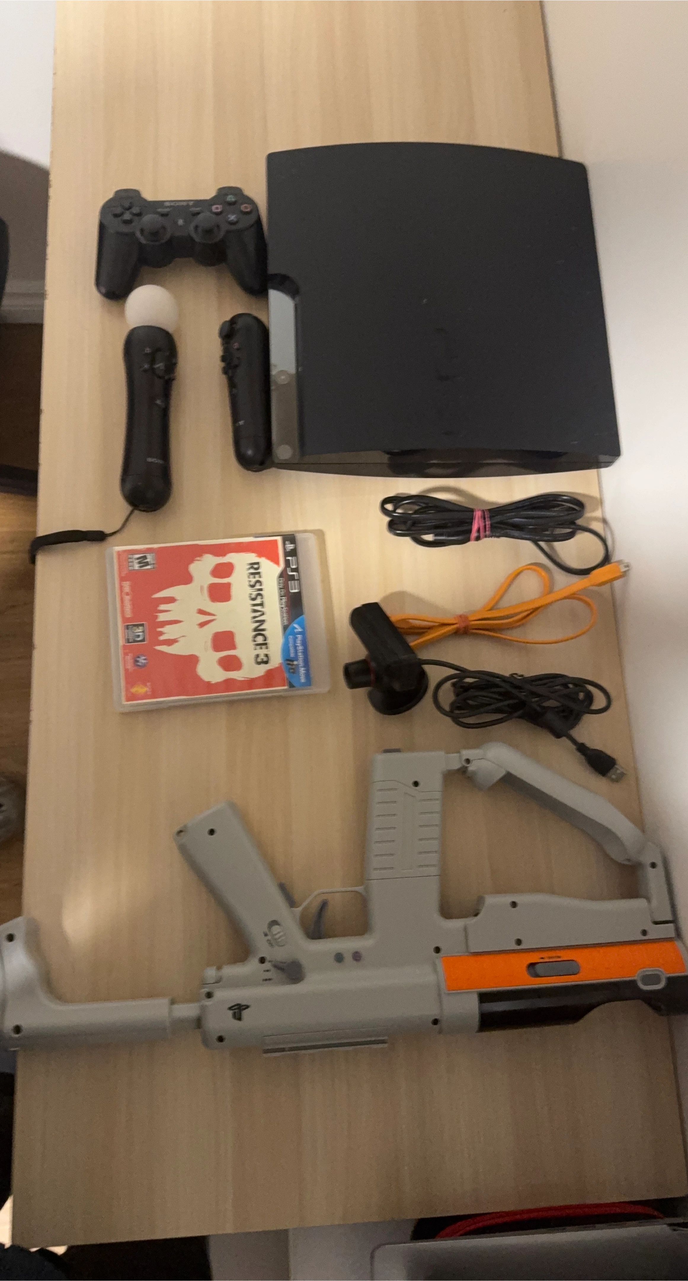 PlayStation 3 Bundle: Console, Controller, Move, and Game