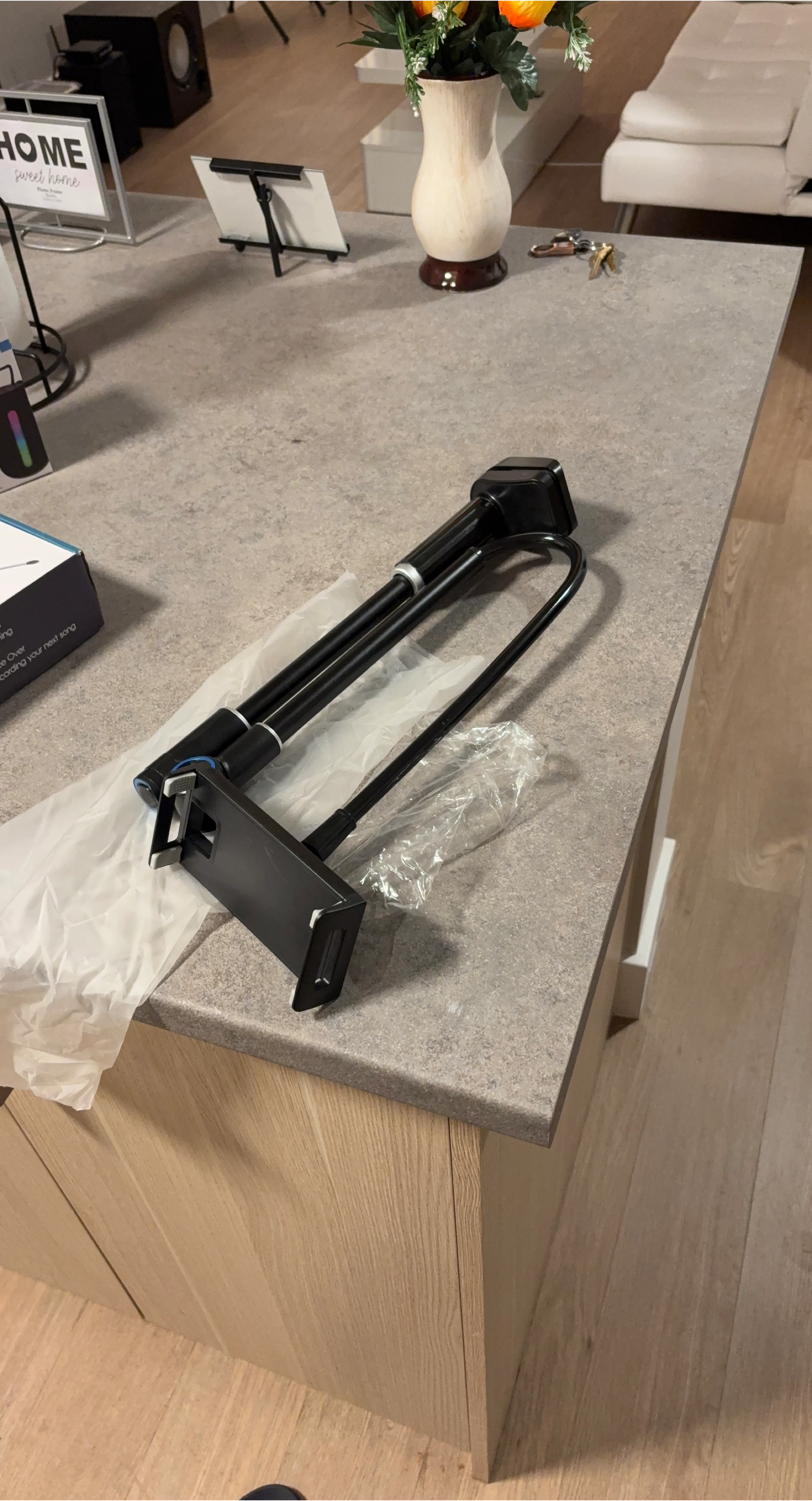 Adjustable Overhead Phone Mount Stand