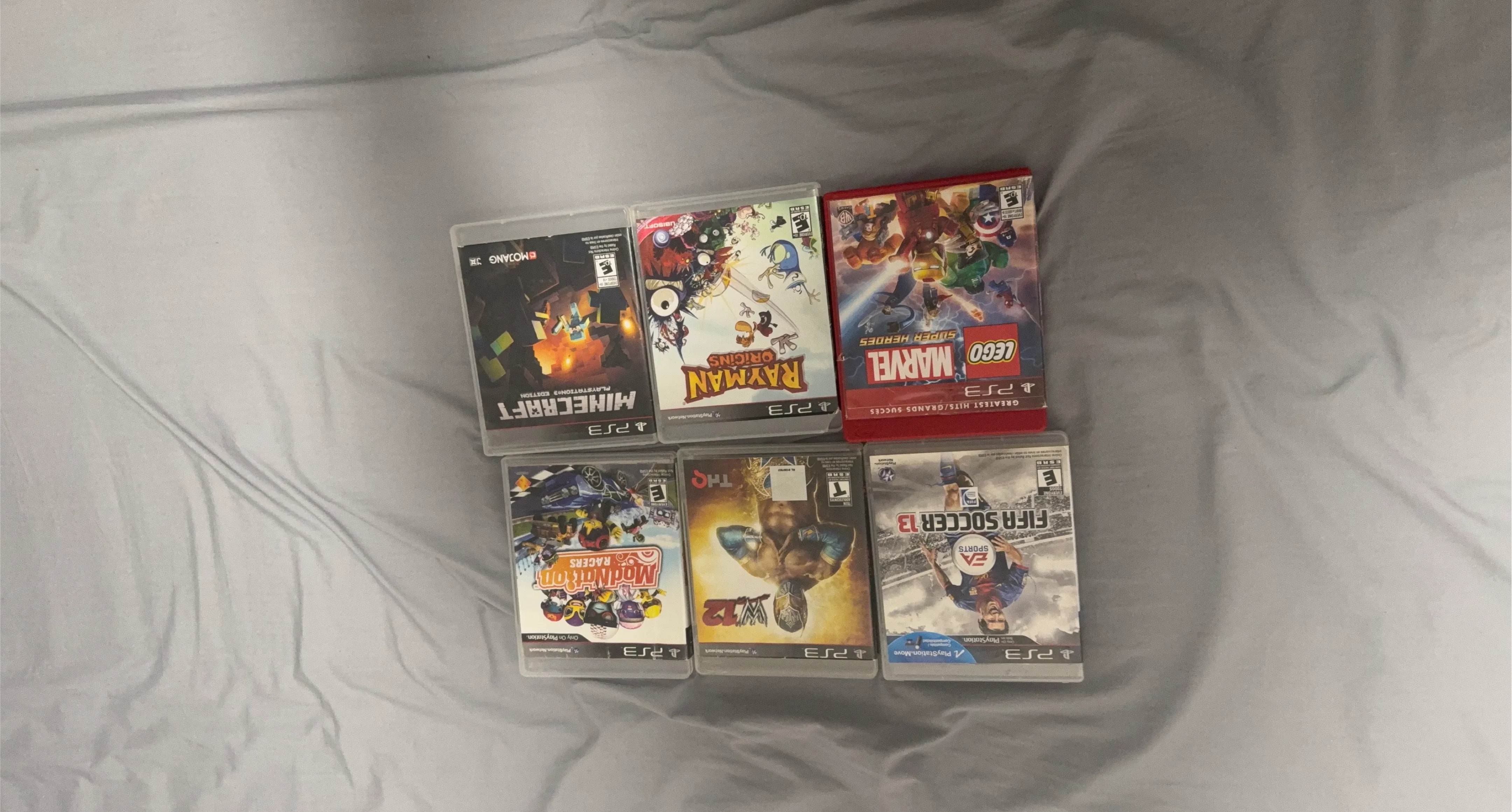 PS3 Games: Minecraft, Rayman, Lego Marvel, FIFA 13 & More