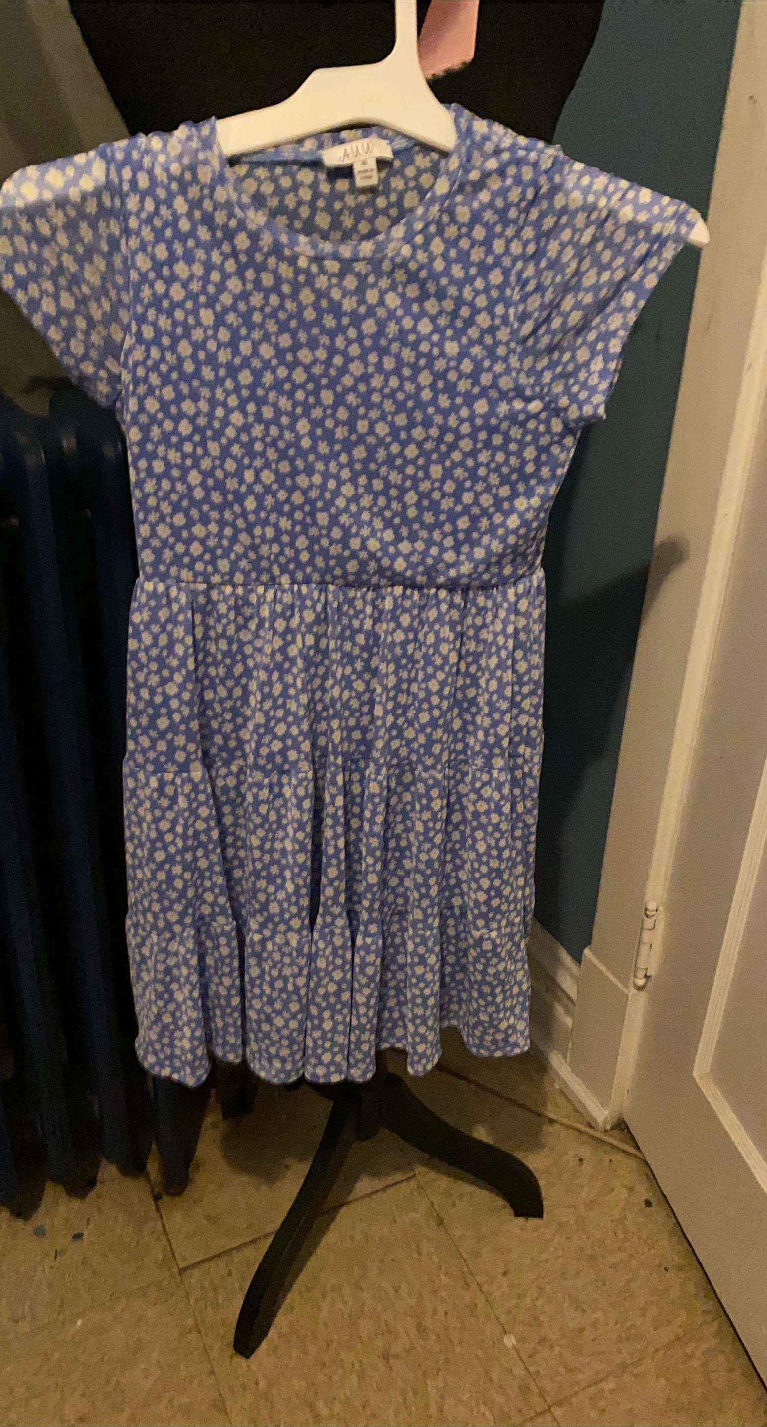 A.L.C. blue floral dress - size M