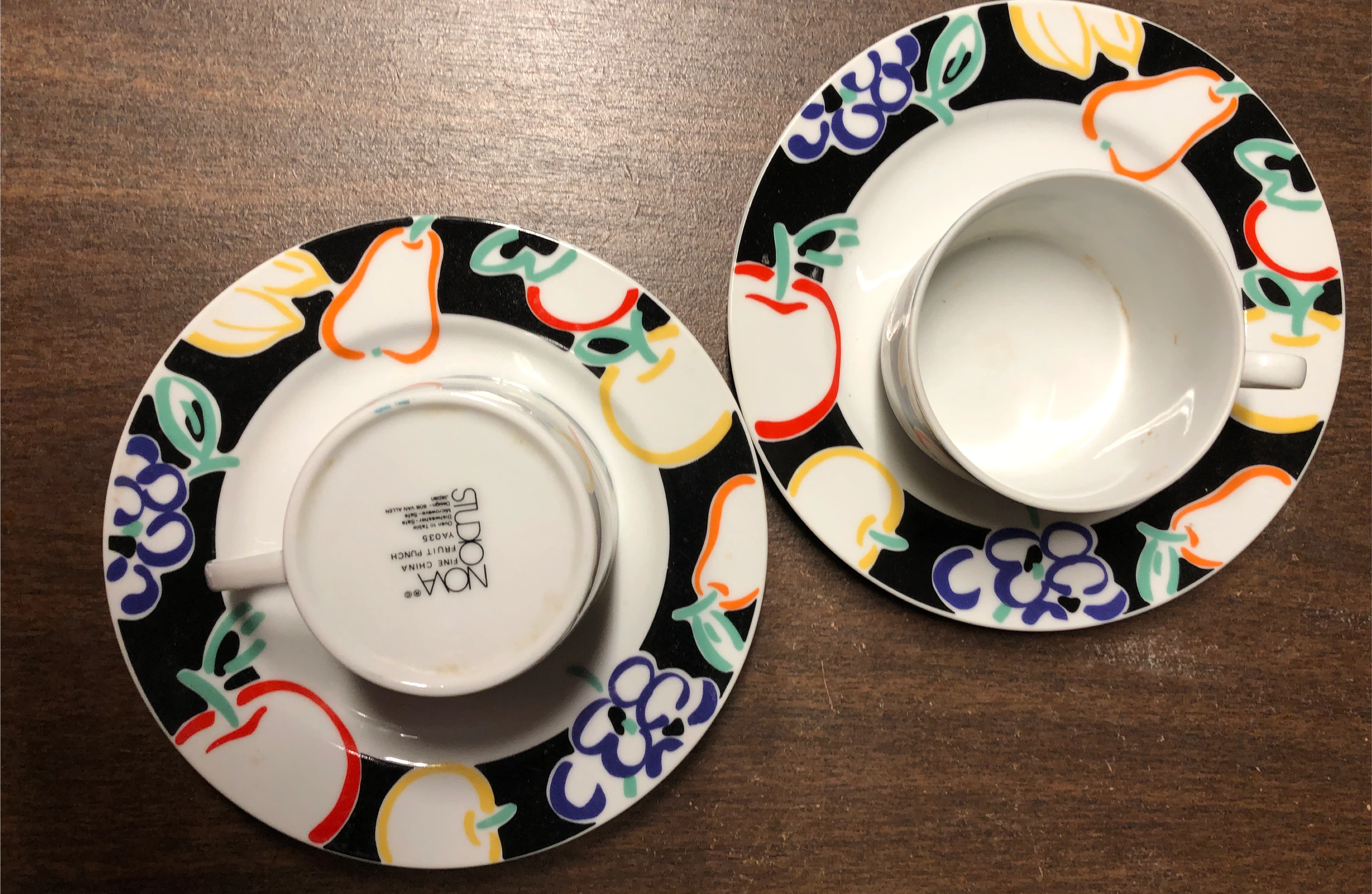 🆓 Studio Nova Fruit Punch Cup & Saucer Set