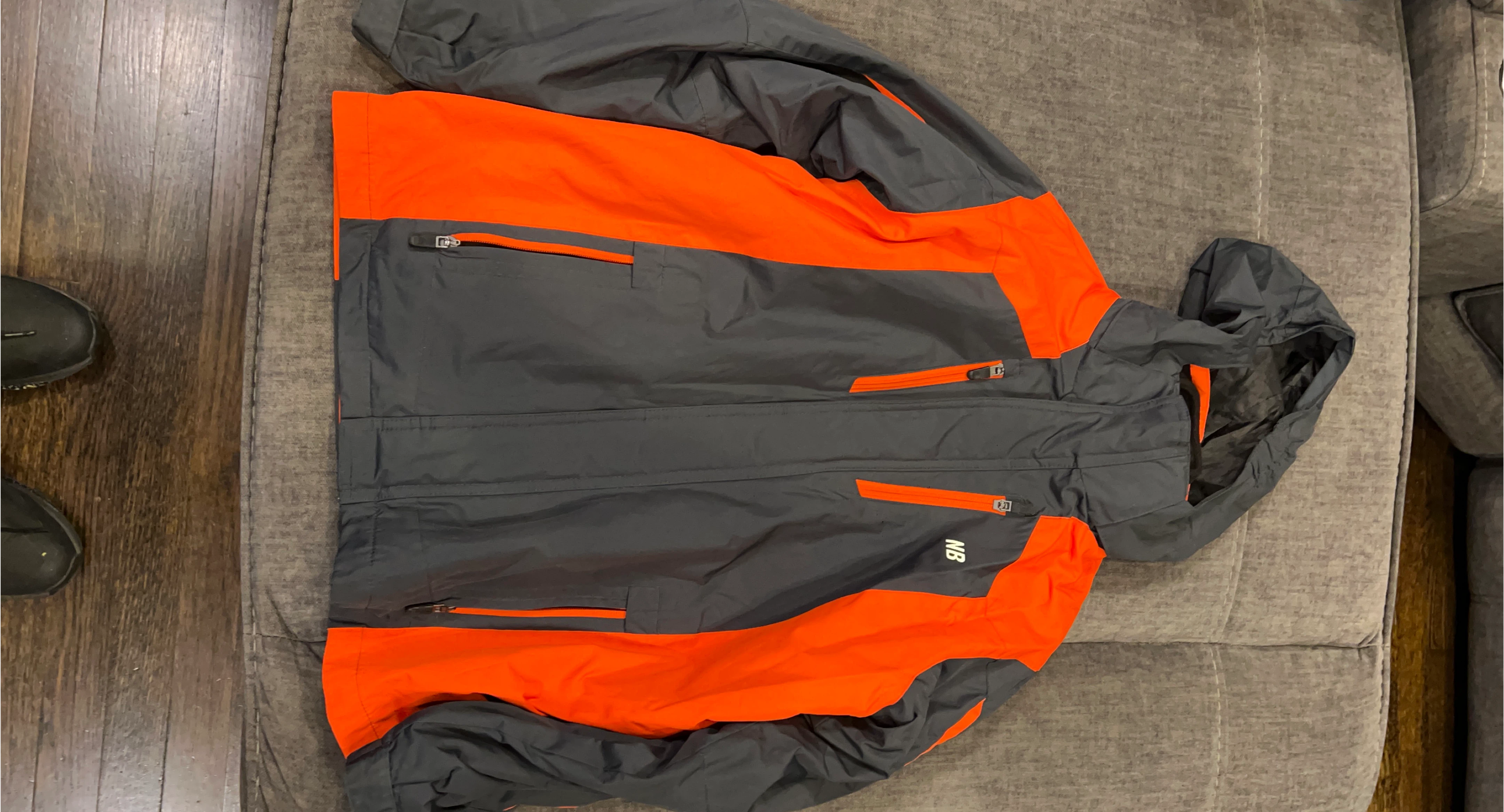 North Bay Jacket, Orange & Gray
