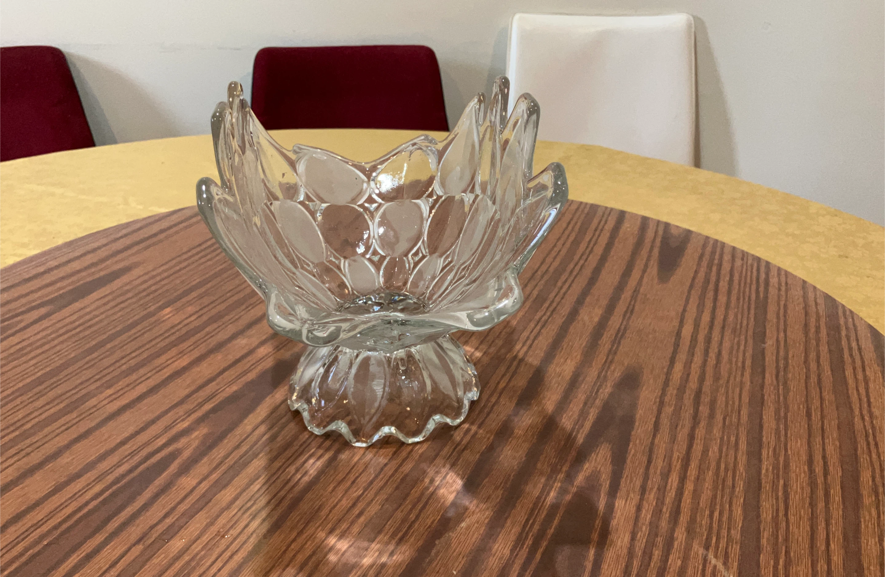 Clear Glass Decorative Bowl