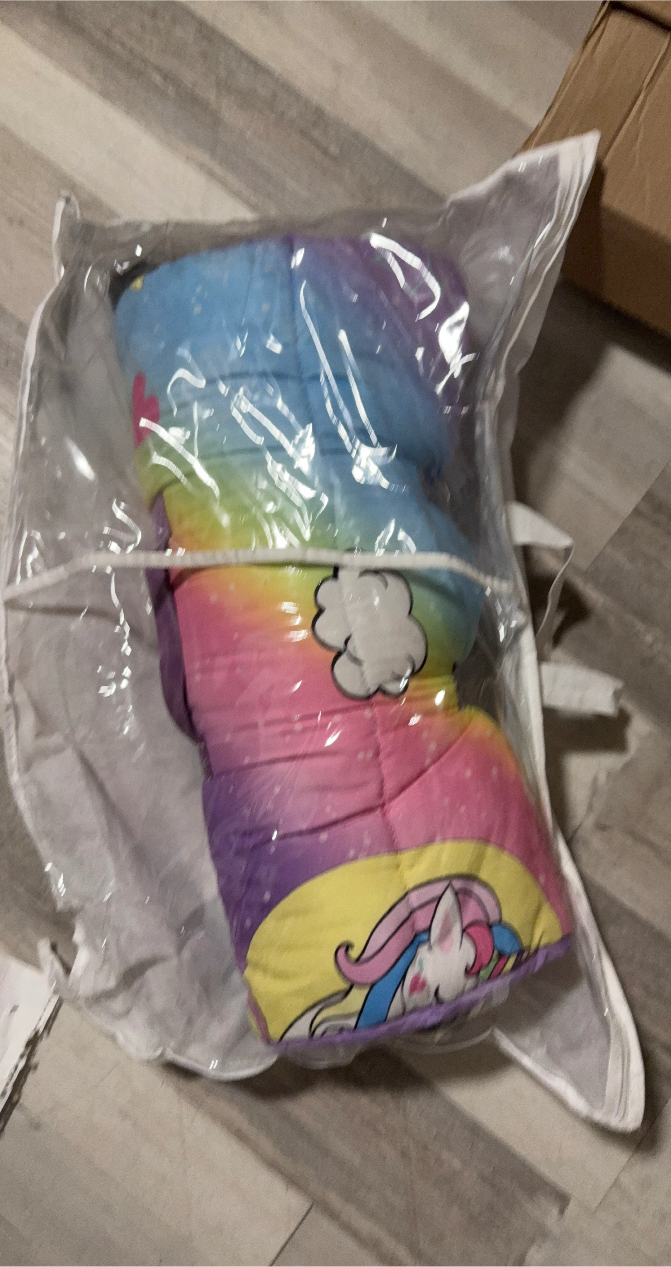 Rainbow Unicorn Padded Winter Boots