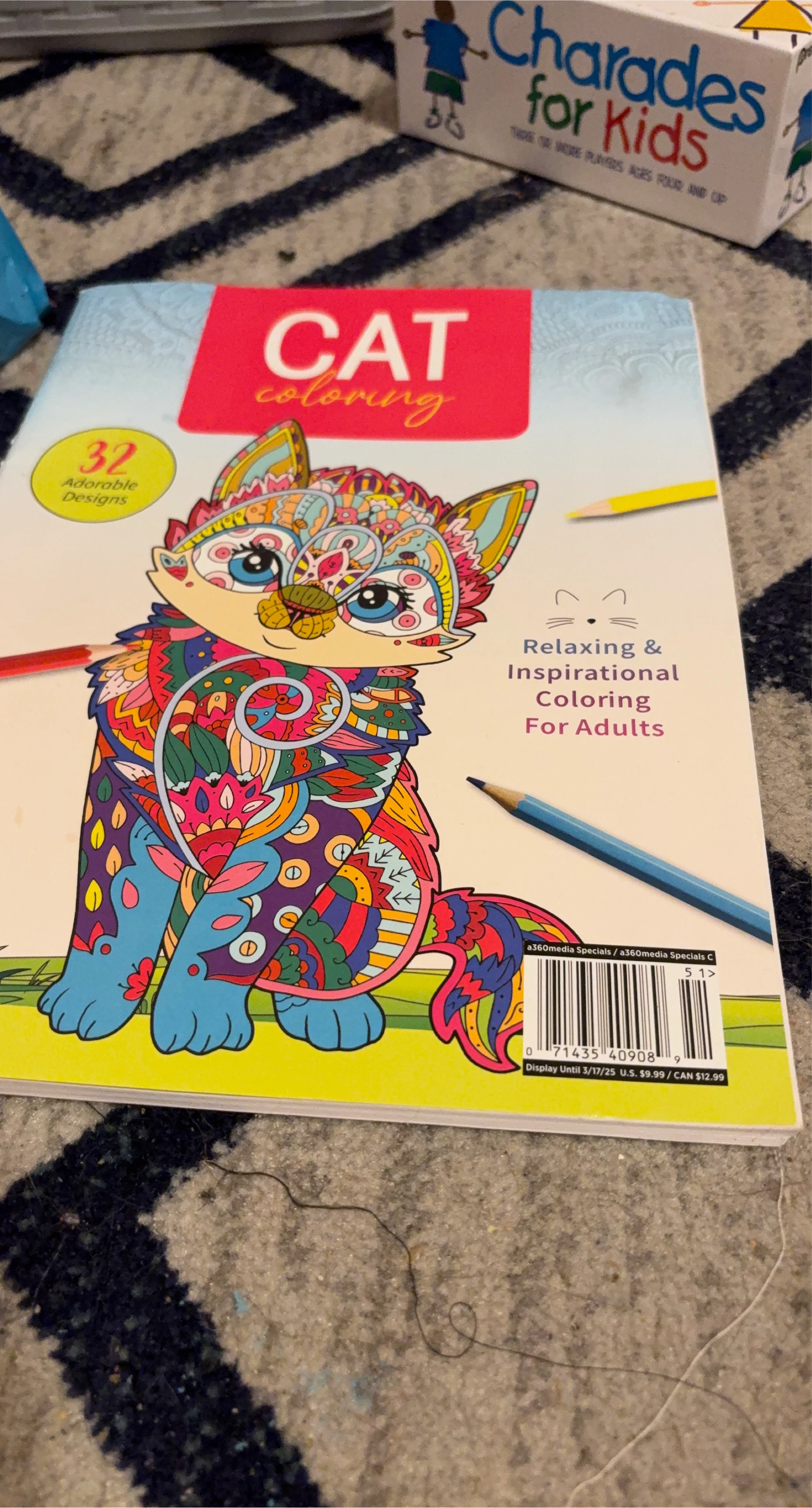 Cat Coloring Book for Adults